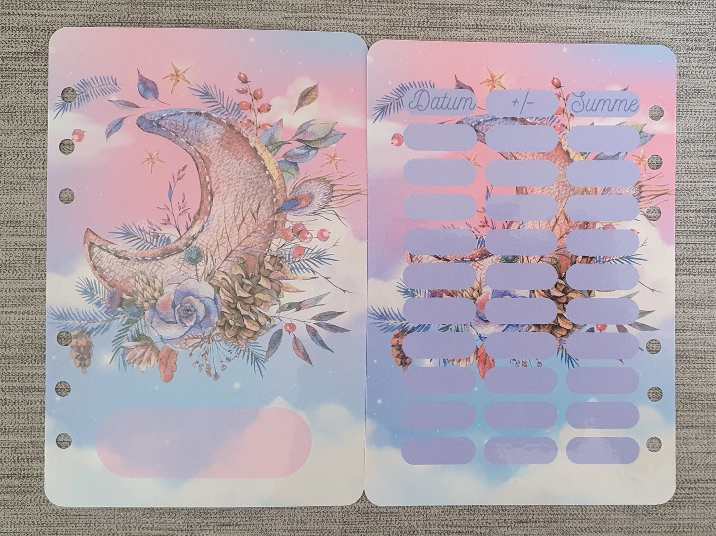 Trennblätter mit Tracker A6 Budget Challenge