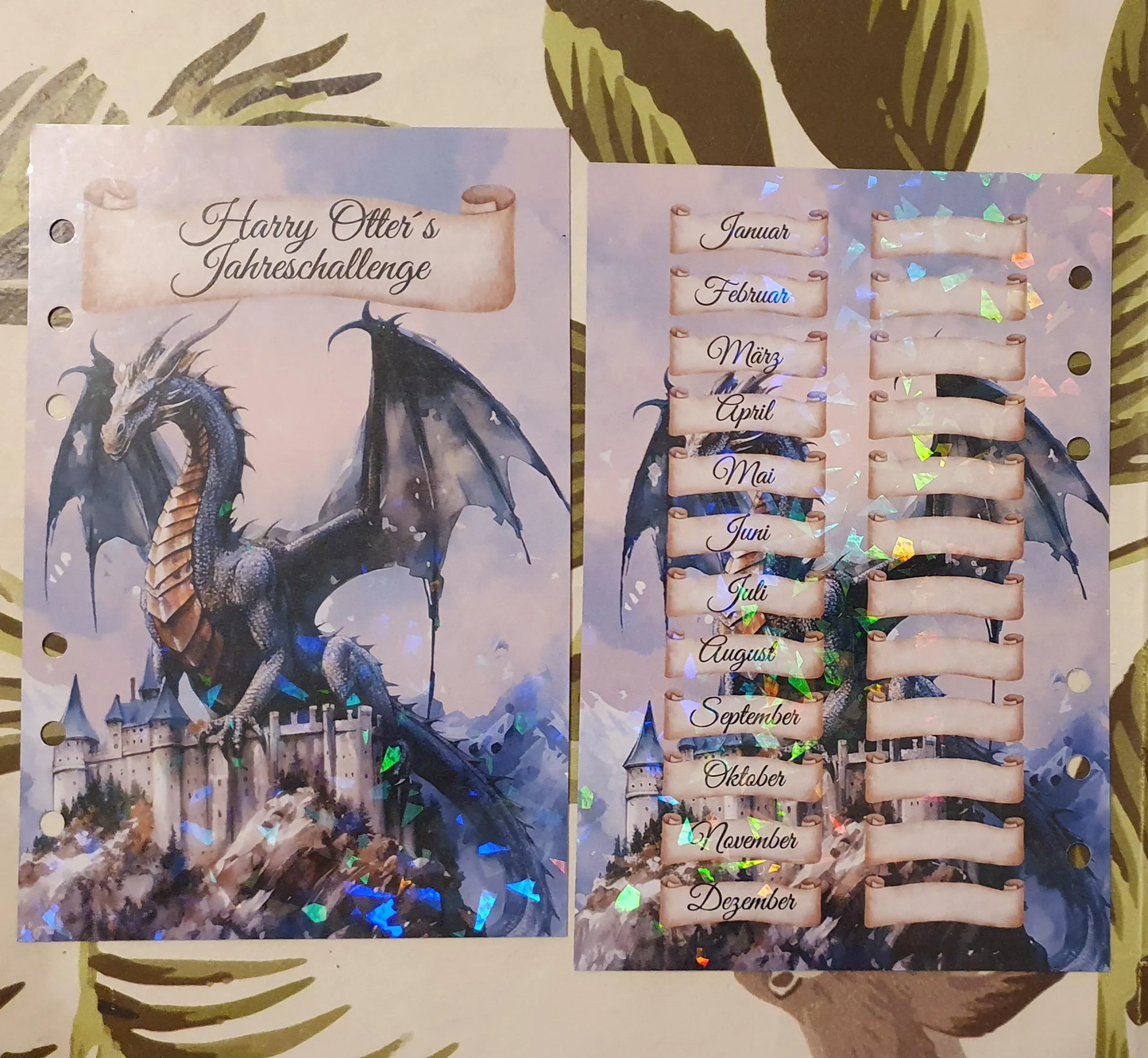 Harry Otter Jahreschallenge A6 Budgeting Sparen
