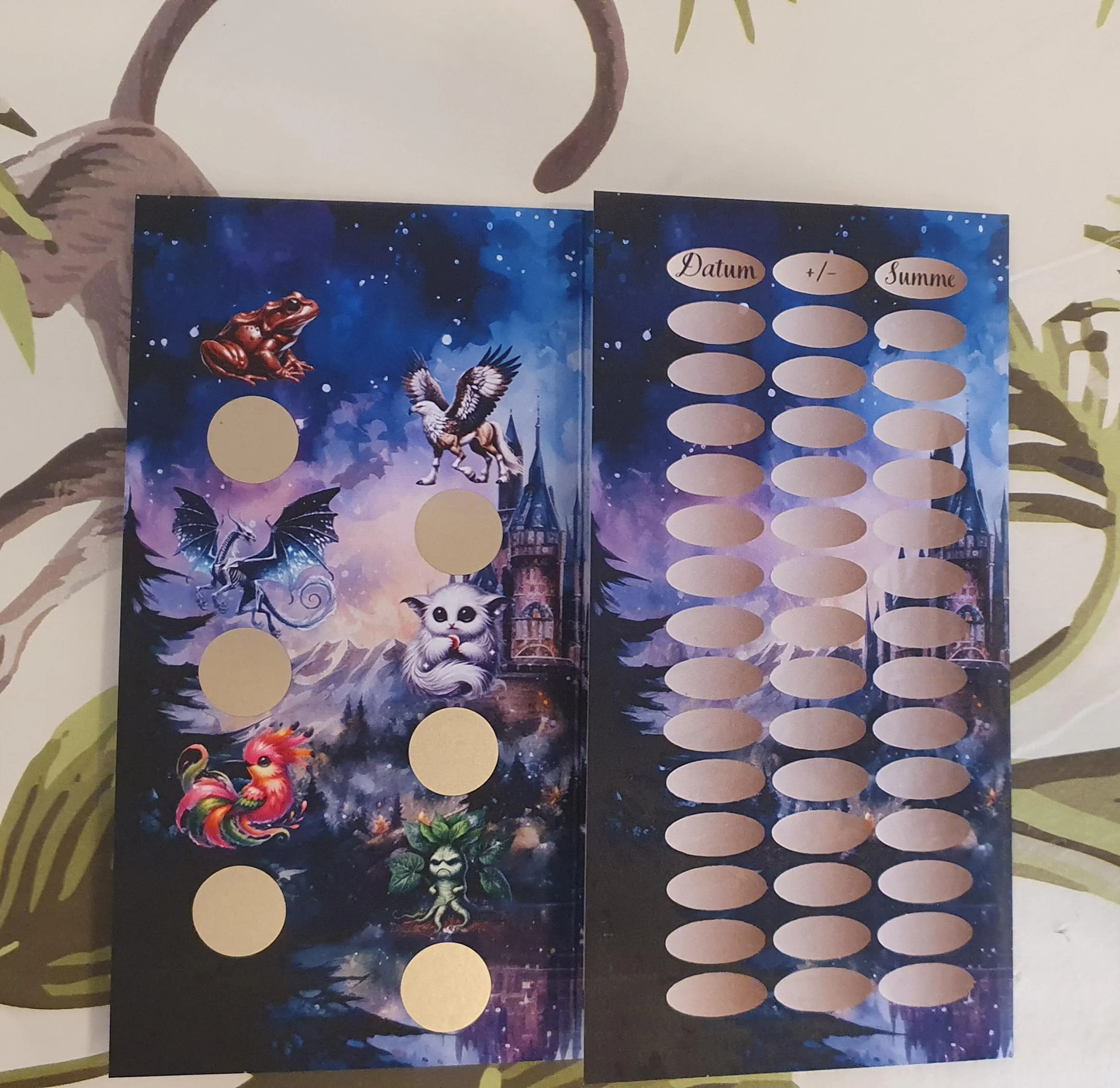Harry Otter Bingo A6 Budgeting Challenge Sparen