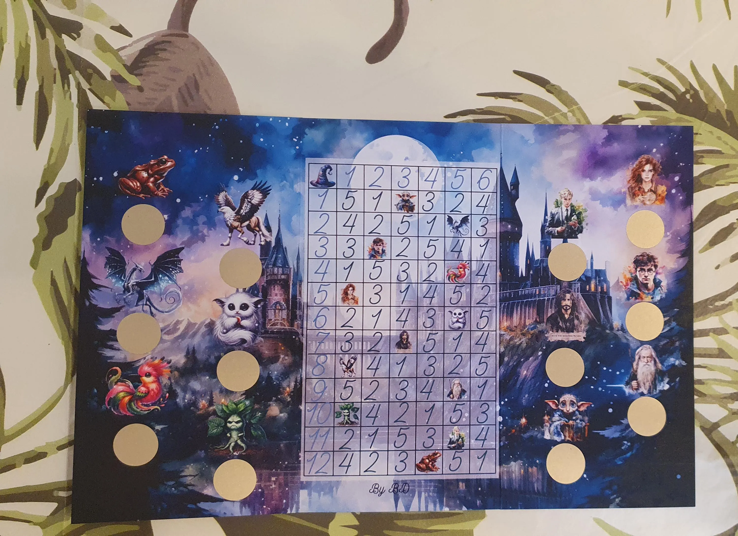 Harry Otter Bingo A6 Budgeting Challenge Sparen