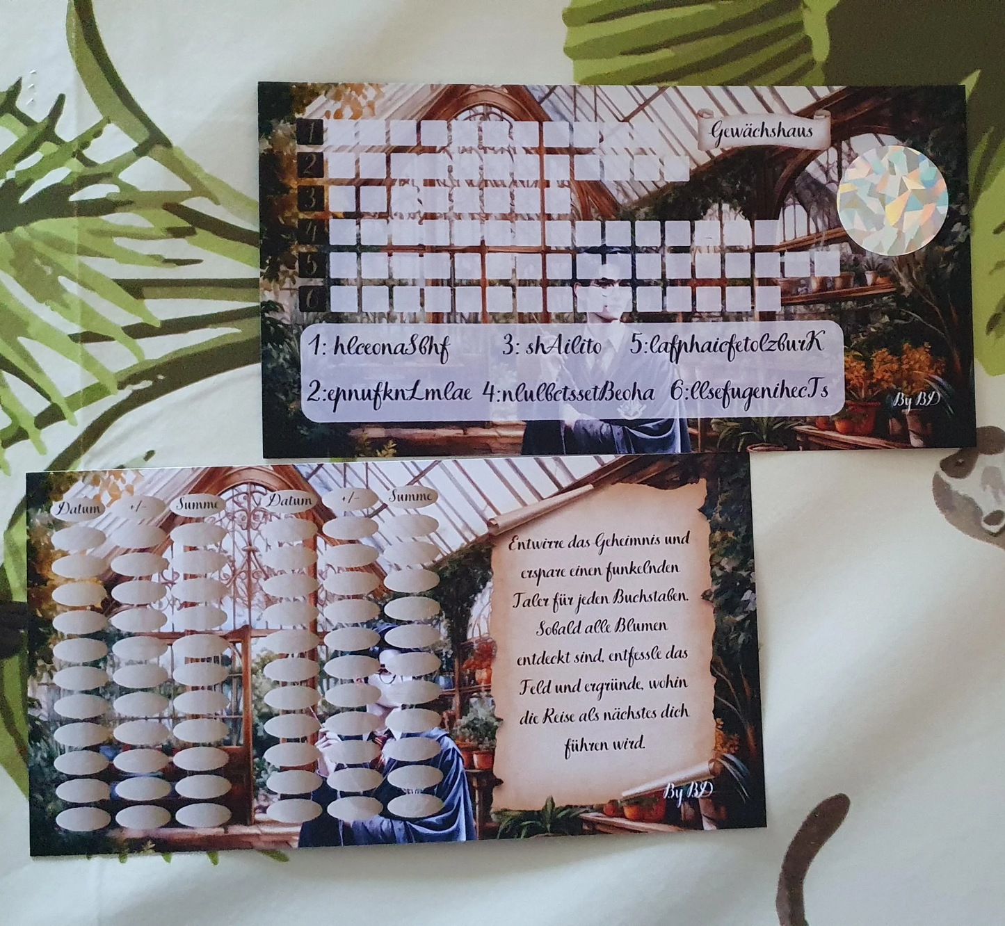 Harry Otters Abenteuer A6 Binder Budgeting Challenge Sparen