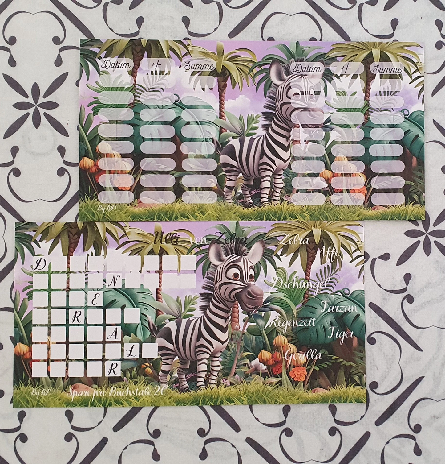 In The Jungle A6 Challenge Budgeting Sparen