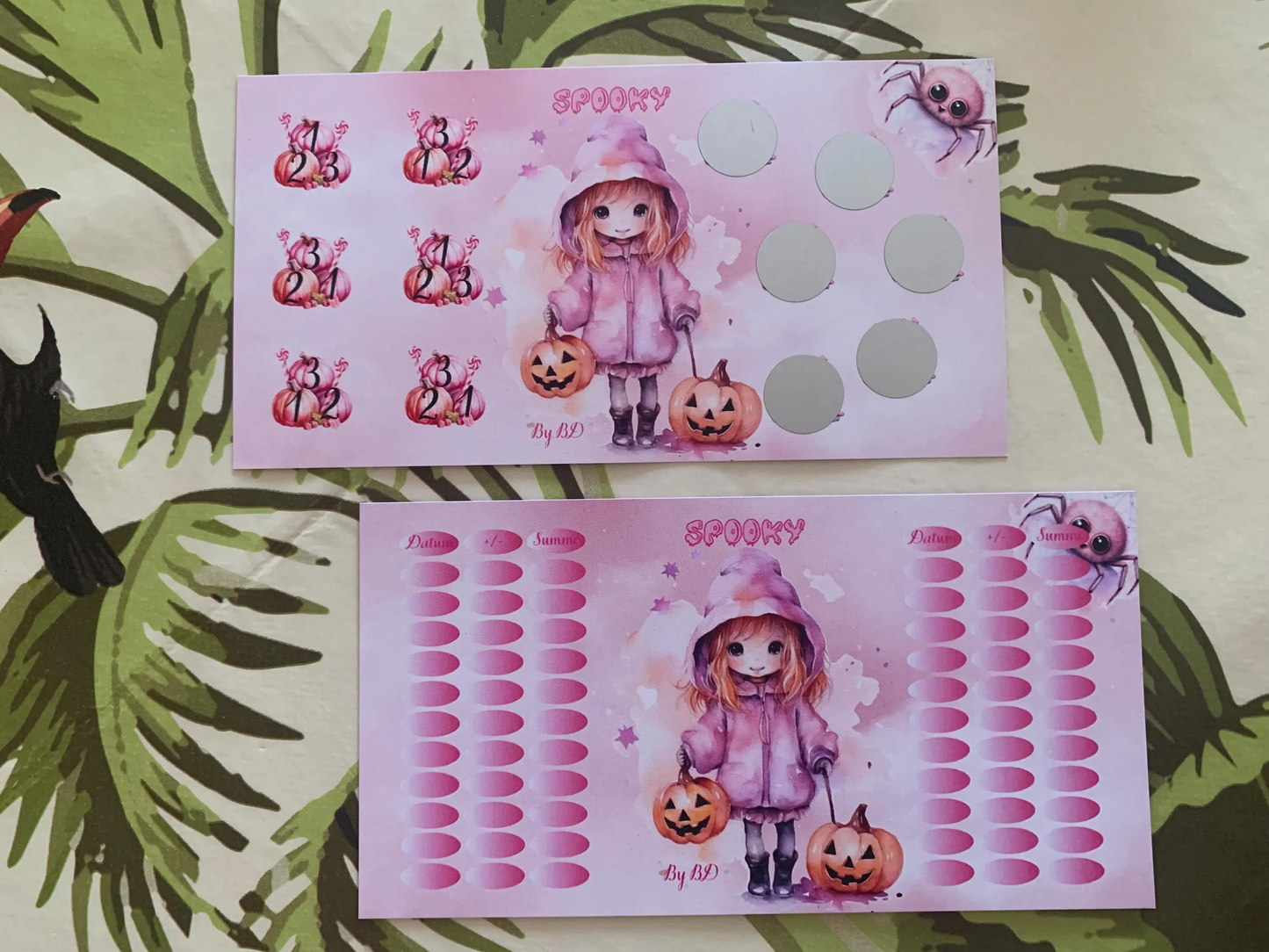 Spooky A6 Binder Sparen Budgeting Challenge