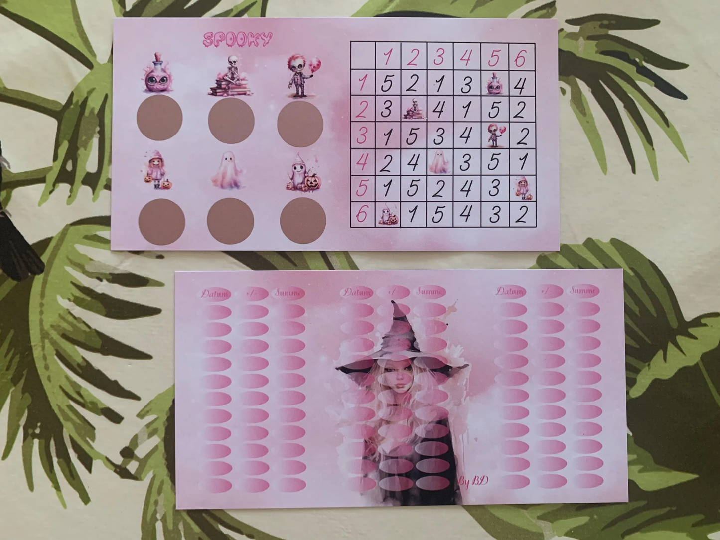 Spooky A6 Binder Sparen Budgeting Challenge