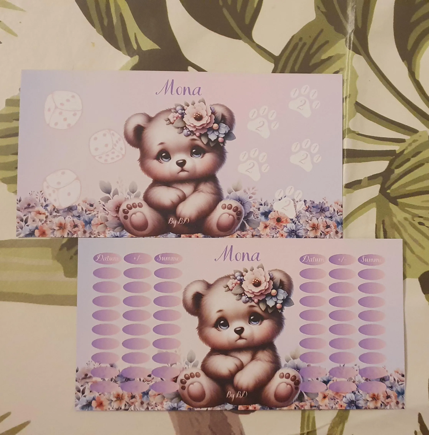 Tierische Freunde Challenge A6 Budgeting Sparen