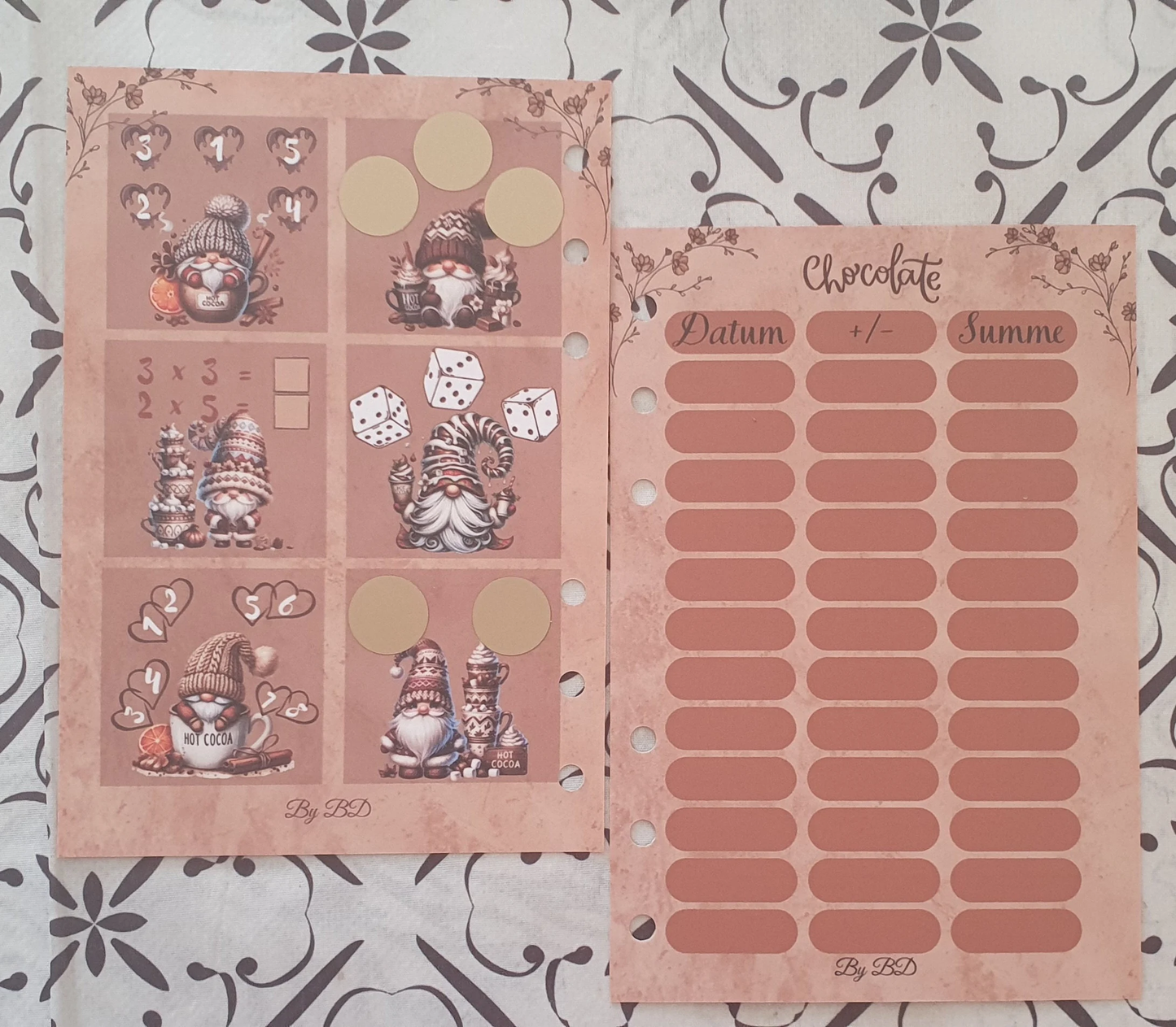 12er Karte Wichtel Challenge A6 Budgeting Sparen