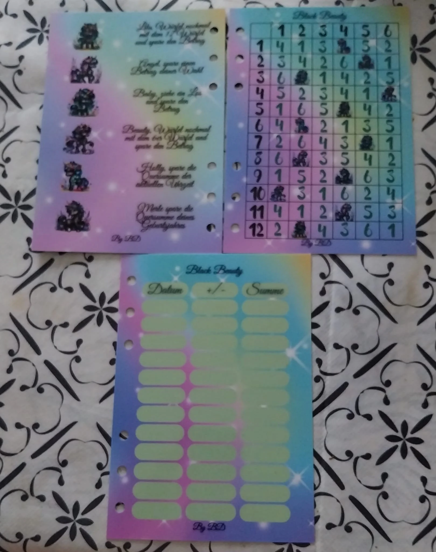 Black Beauty Bingo Sparen Challenge