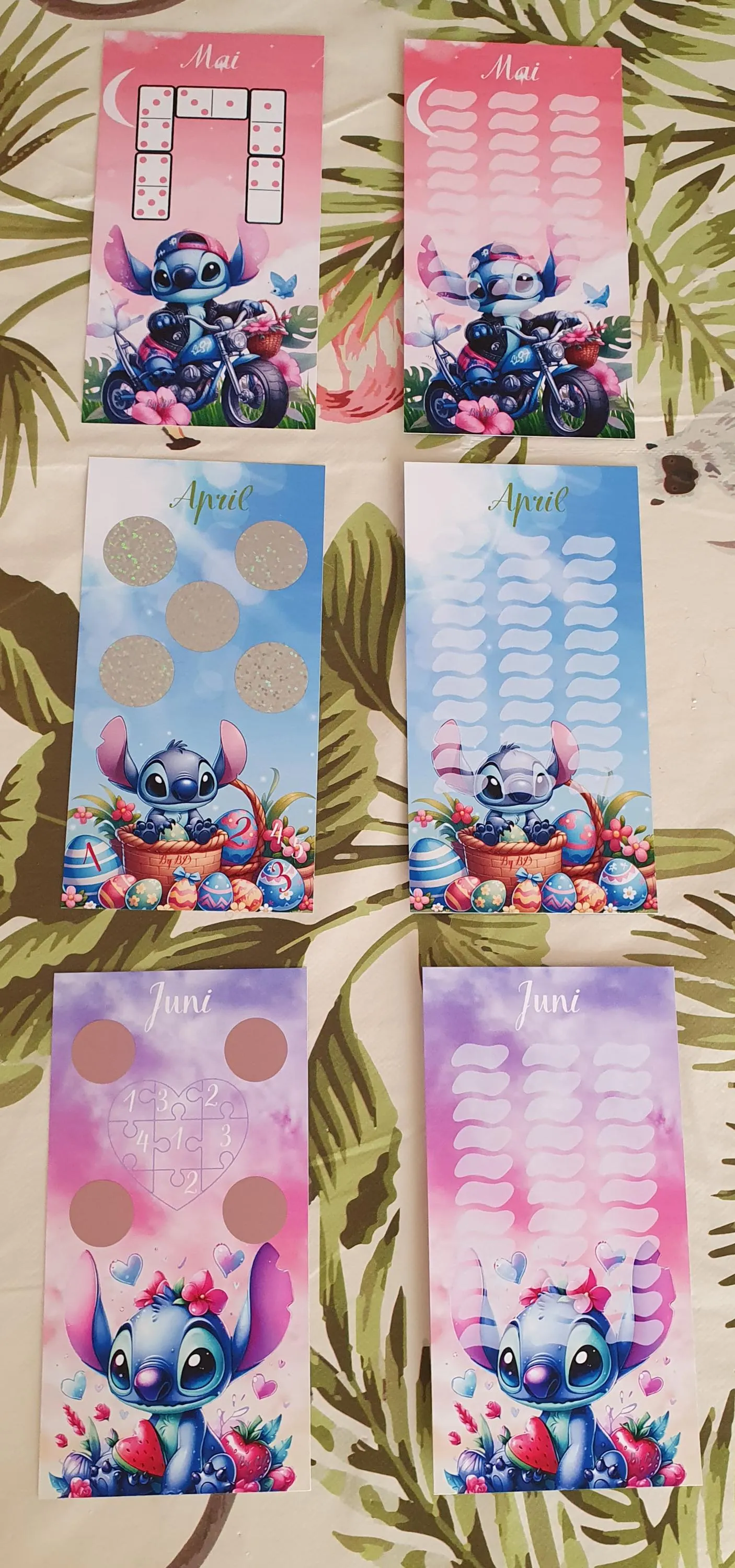 Blauer Alien Jahreschallenge A6 Budgeting Sparen