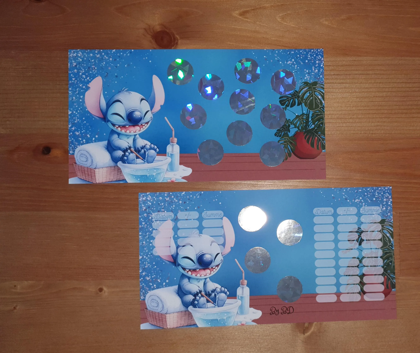 Blauer Alien Wellness Challenge A6 Budget Sparen