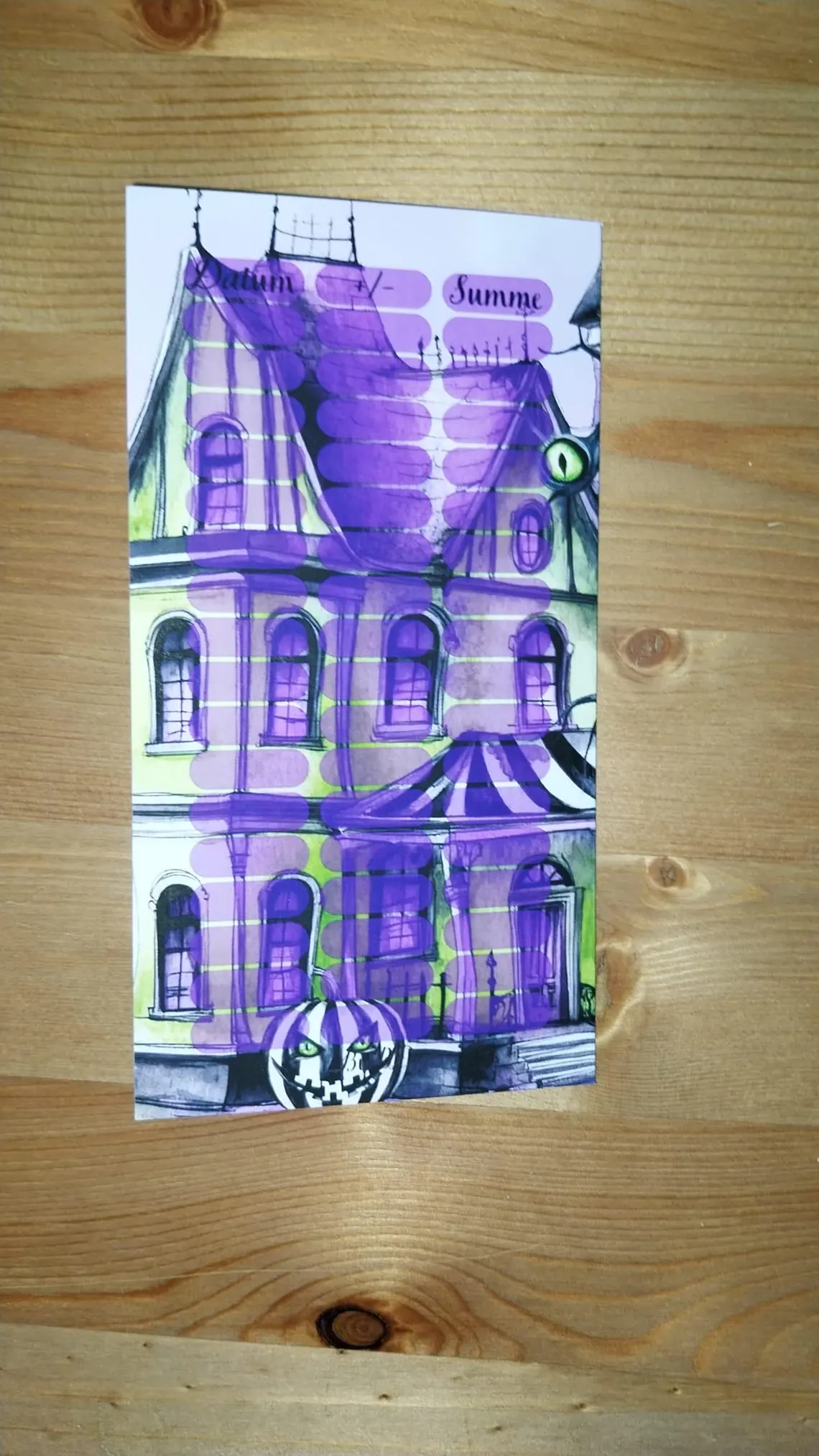 Beetlejuice A6 Challenge Budgeting Sparen
