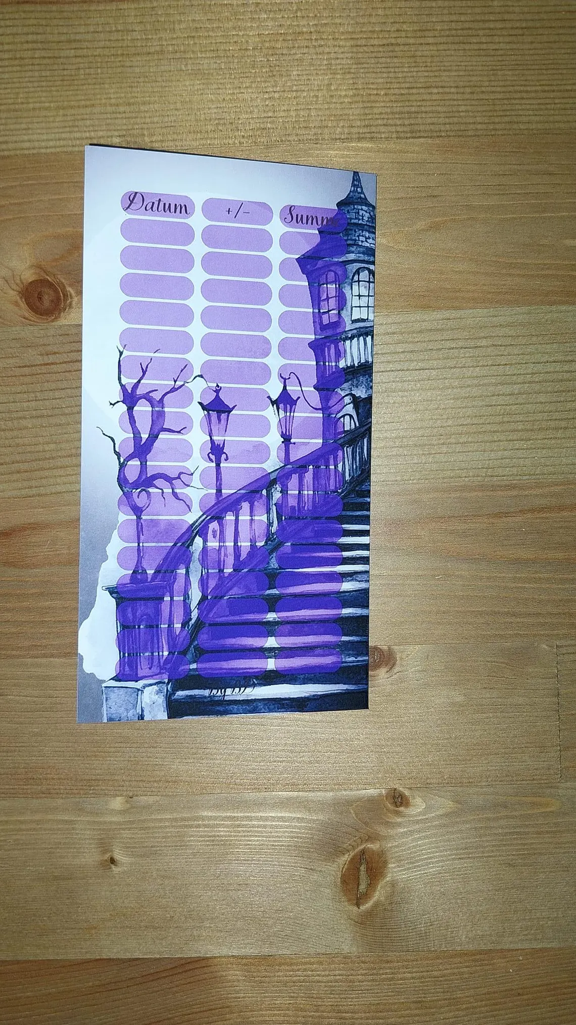 Beetlejuice A6 Challenge Budgeting Sparen