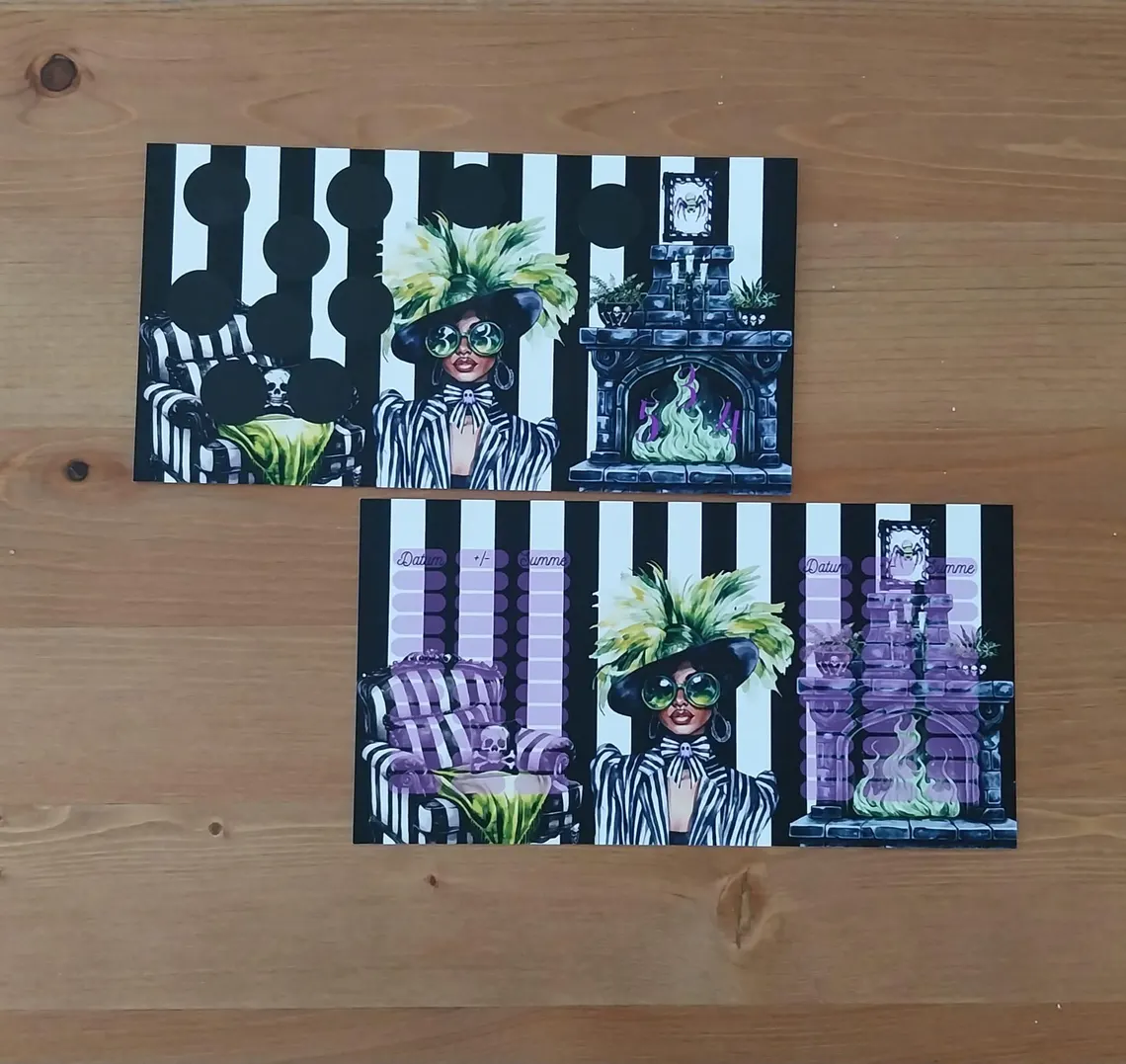 Beetlejuice A6 Challenge Budgeting Sparen