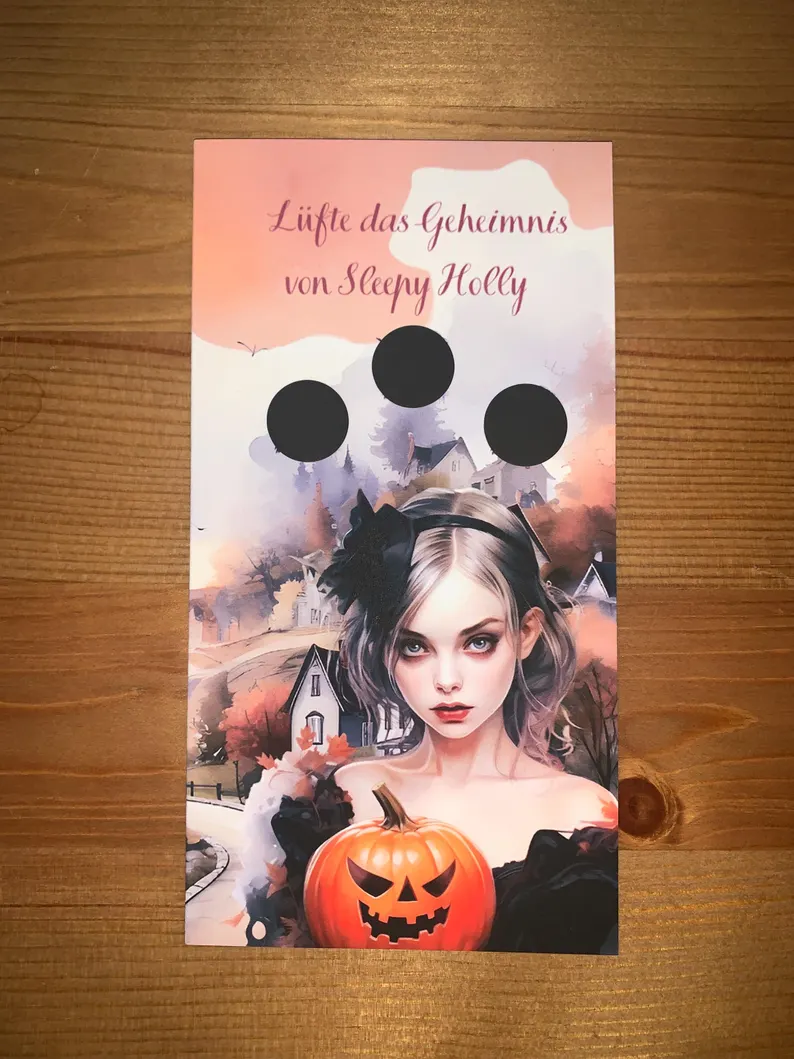 Das Geheimnis von Sleepy Holly A6 Challenge Sparen Budgeting