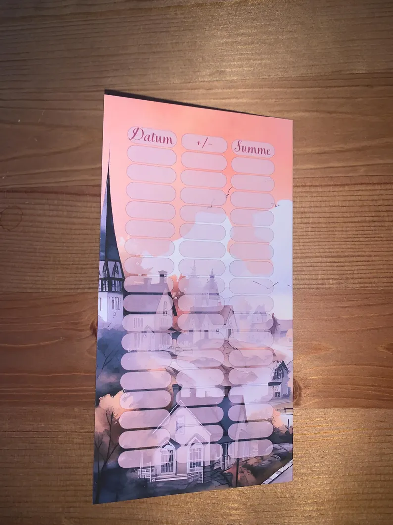 Das Geheimnis von Sleepy Holly A6 Challenge Sparen Budgeting