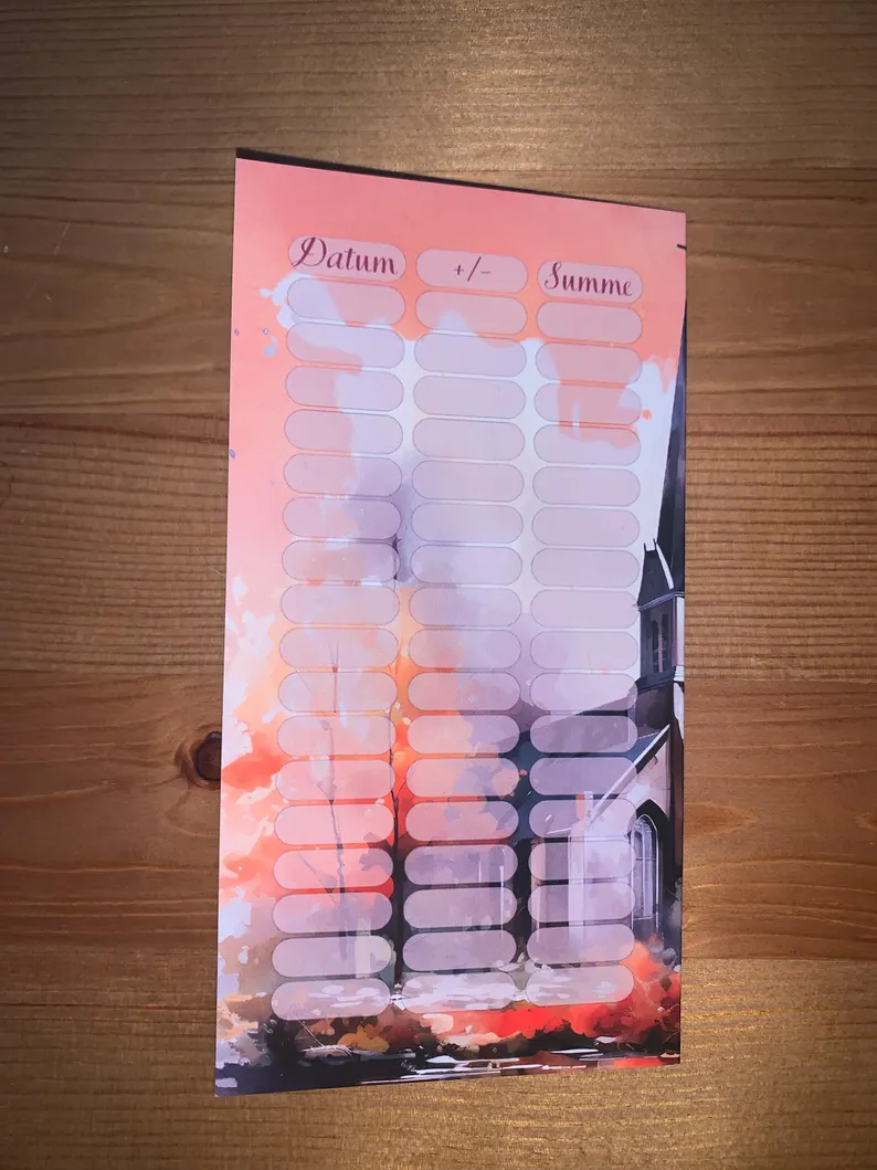 Das Geheimnis von Sleepy Holly A6 Challenge Sparen Budgeting