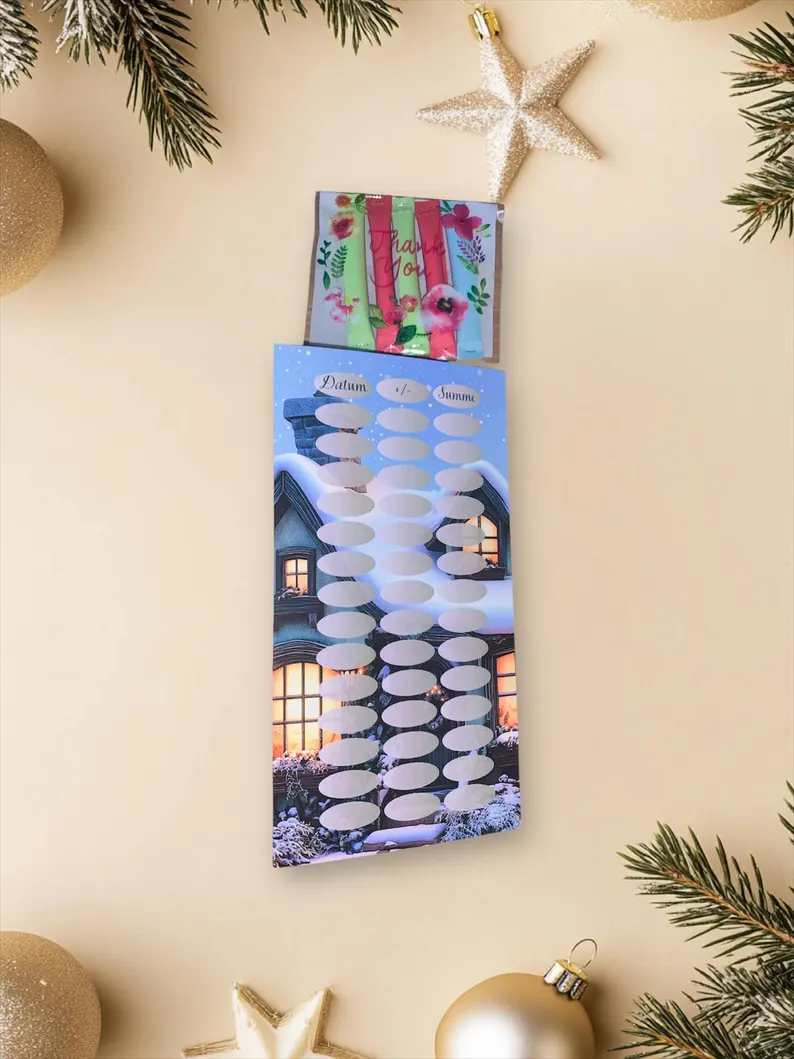 Weihnachtszeit A6 Challenge Budgeting Sparen