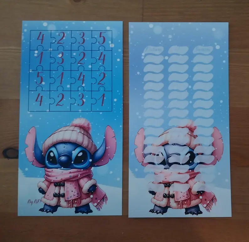 Blauer Alien Winter A6 Challenge Budgeting Sparen