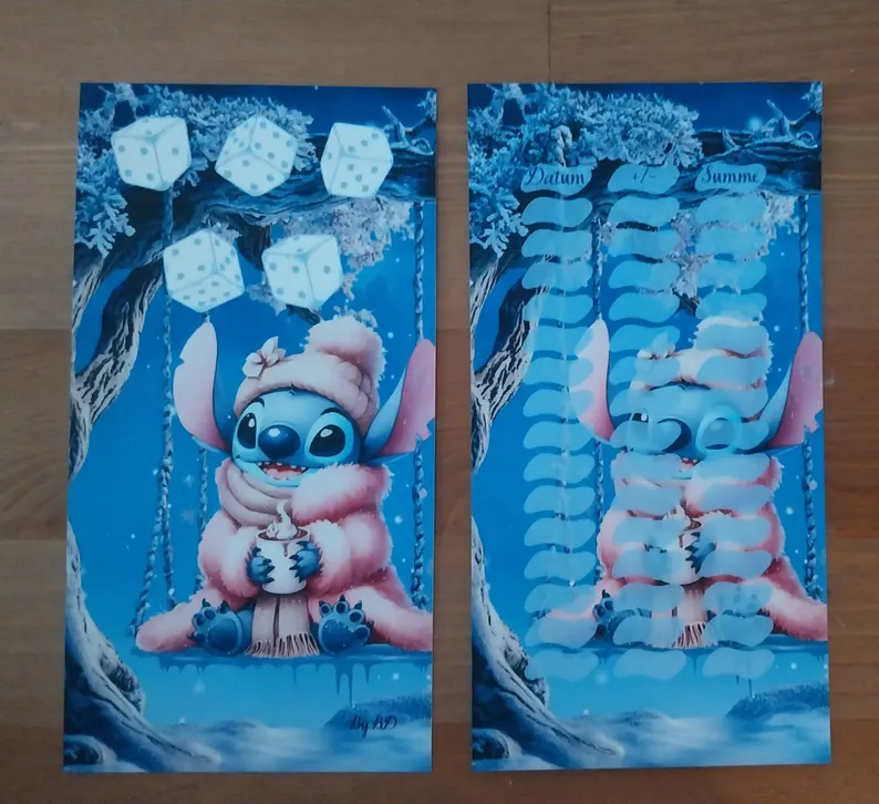 Blauer Alien Winter A6 Challenge Budgeting Sparen