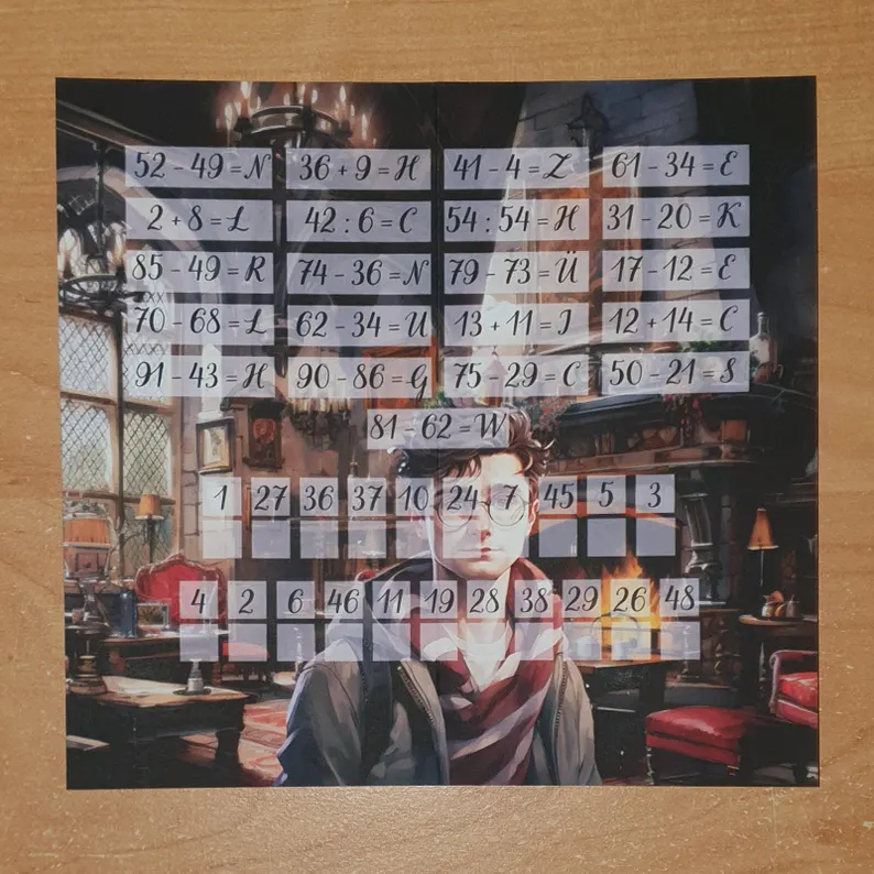 Harry Otter das Spiel A6 Budgeting Challenge