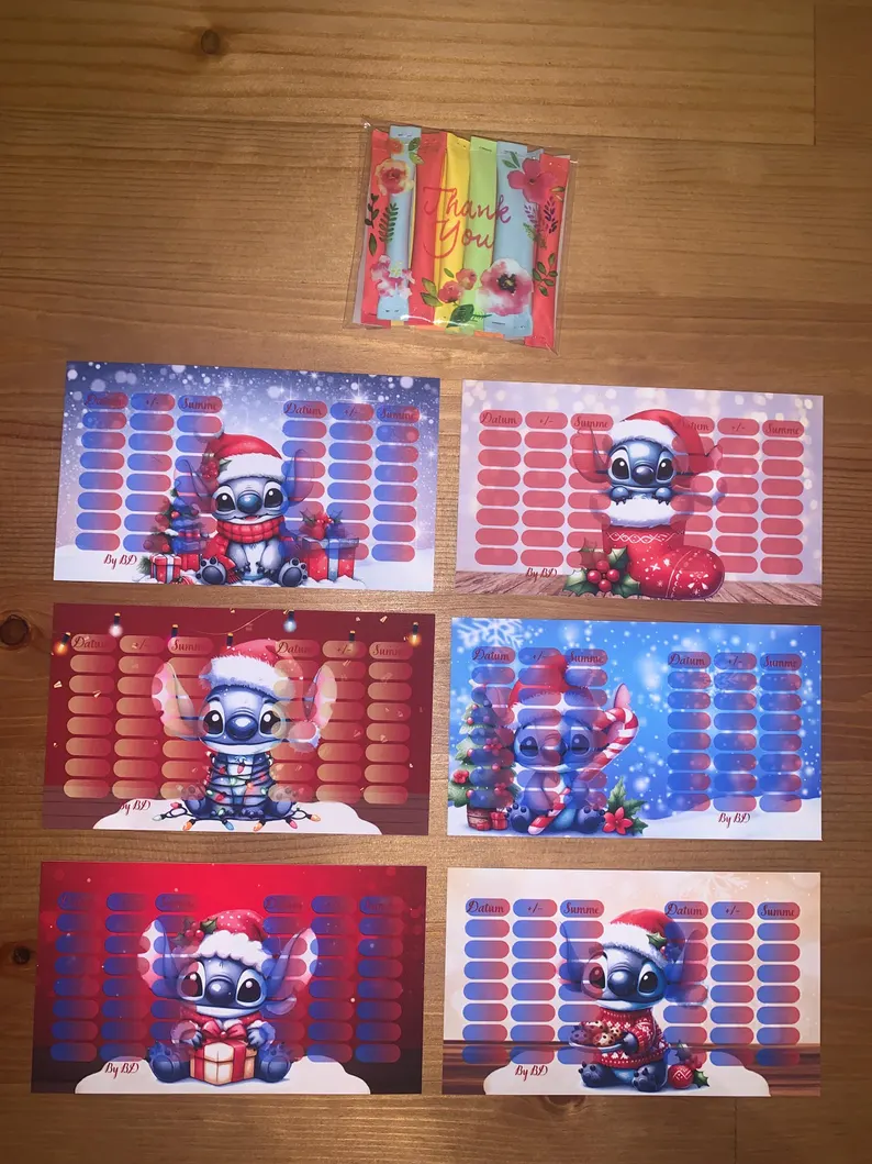 Blauer Alien Weihnachten A7 Budgeting Challenge Sparen