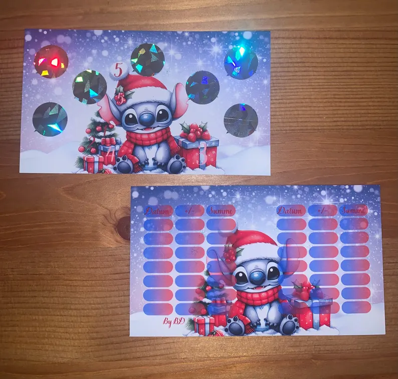 Blauer Alien Weihnachten A7 Budgeting Challenge Sparen