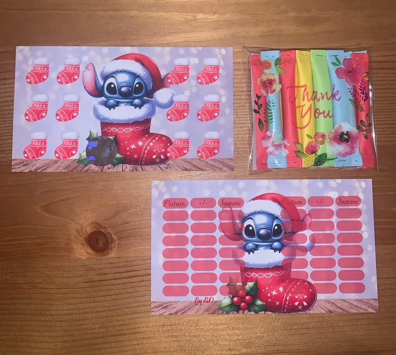 Blauer Alien Weihnachten A7 Budgeting Challenge Sparen