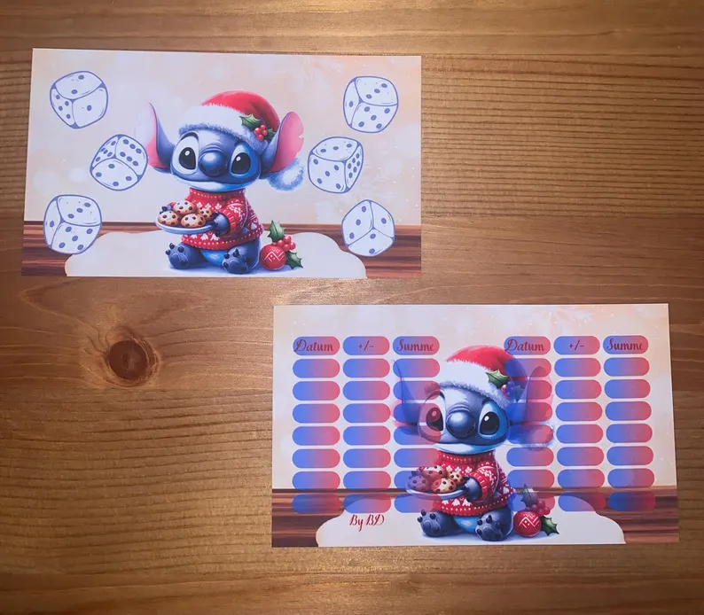 Blauer Alien Weihnachten A7 Budgeting Challenge Sparen