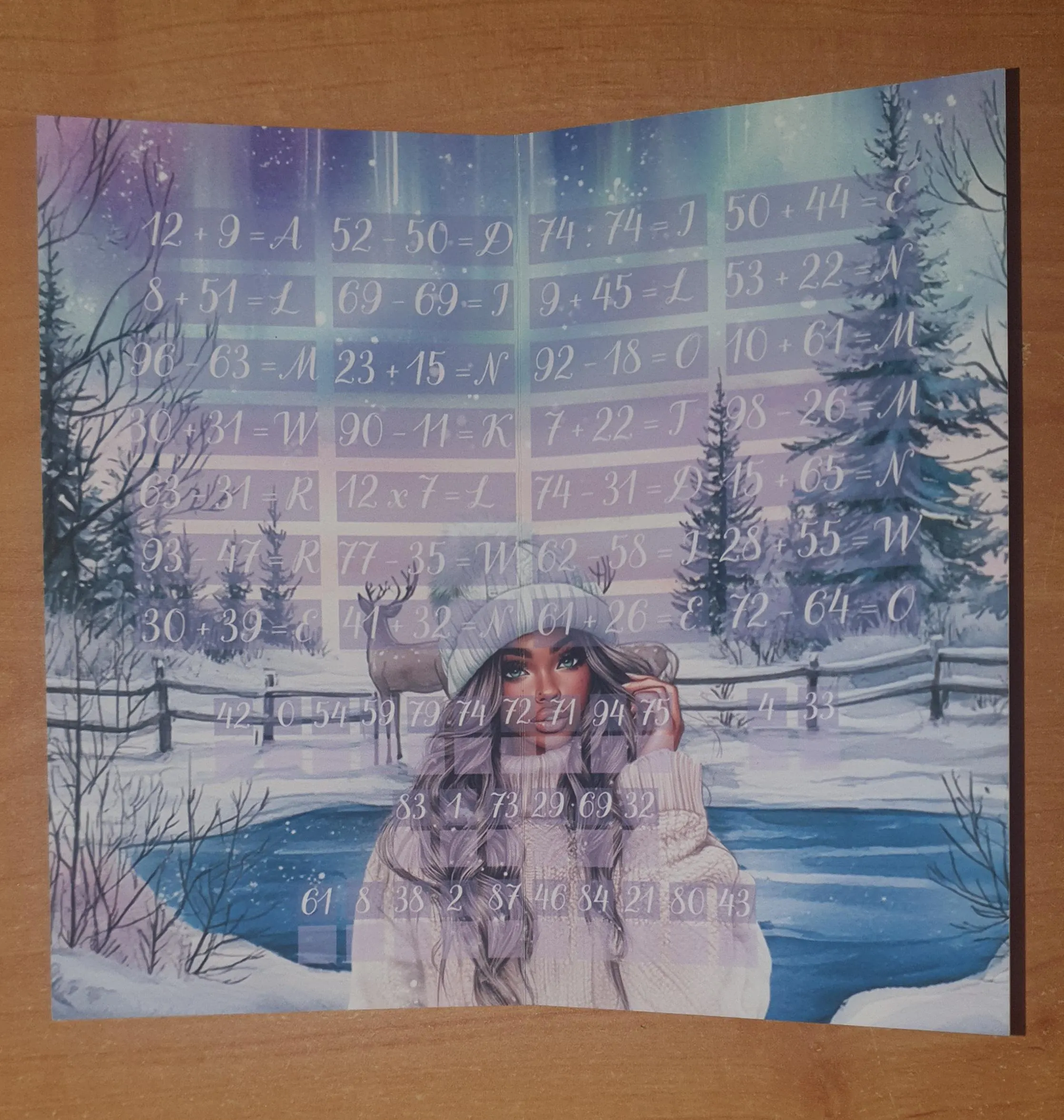 Winter Wonderland A6 Challenge Budgeting Sparen