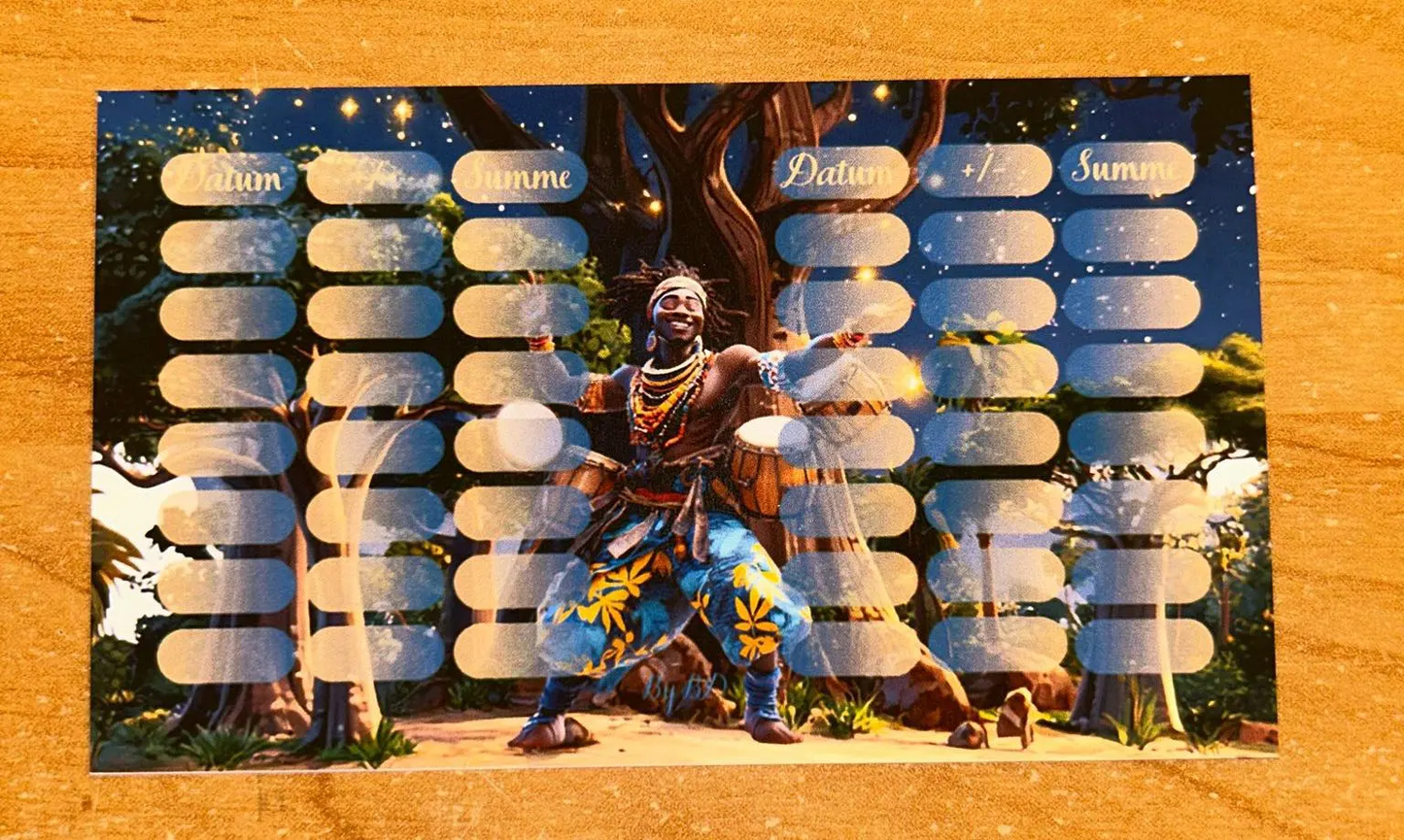 Afrika A7 Challenge Budgeting Sparen