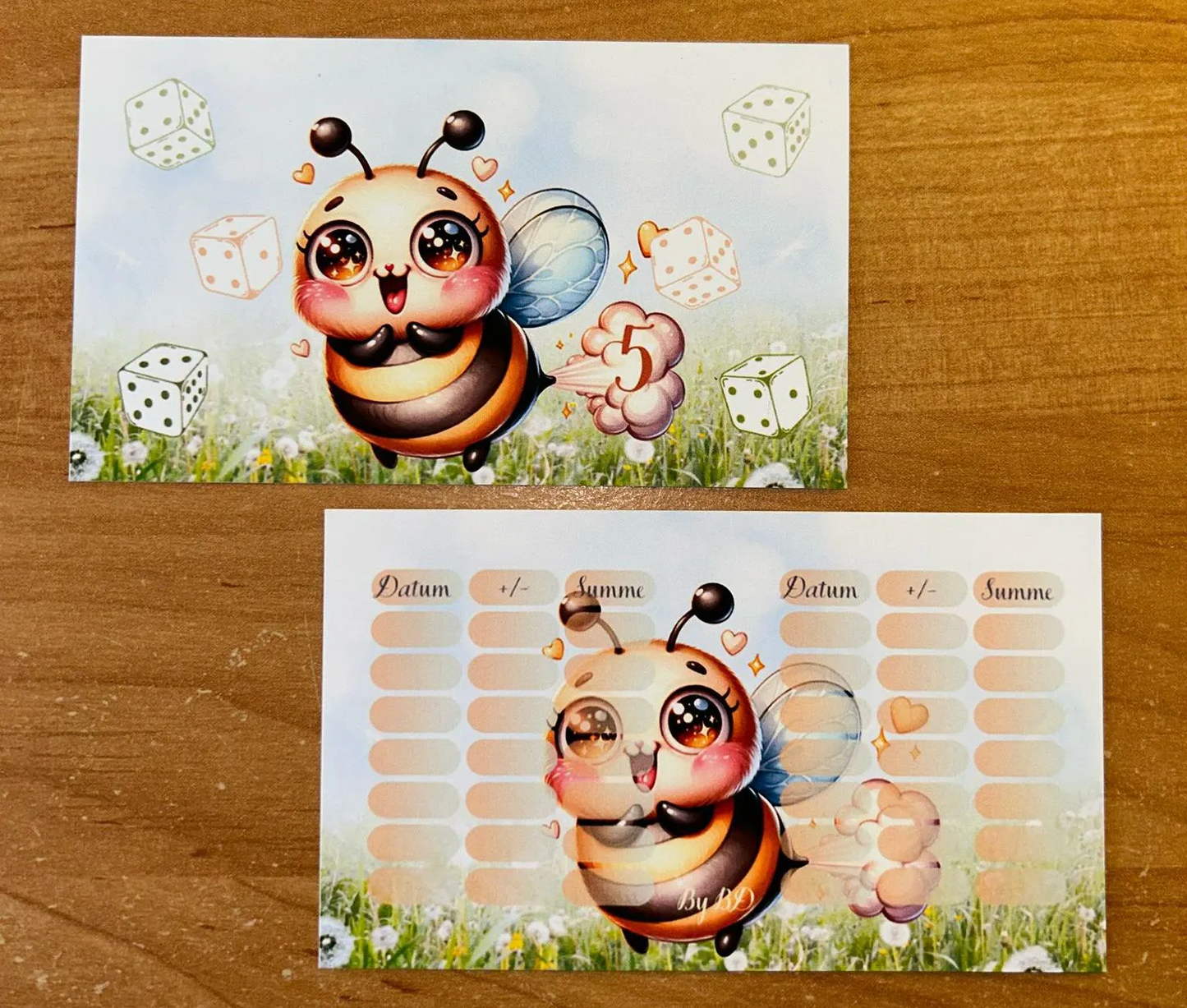 Summ Summ Bienen A7 Challenge Budgeting Sparen