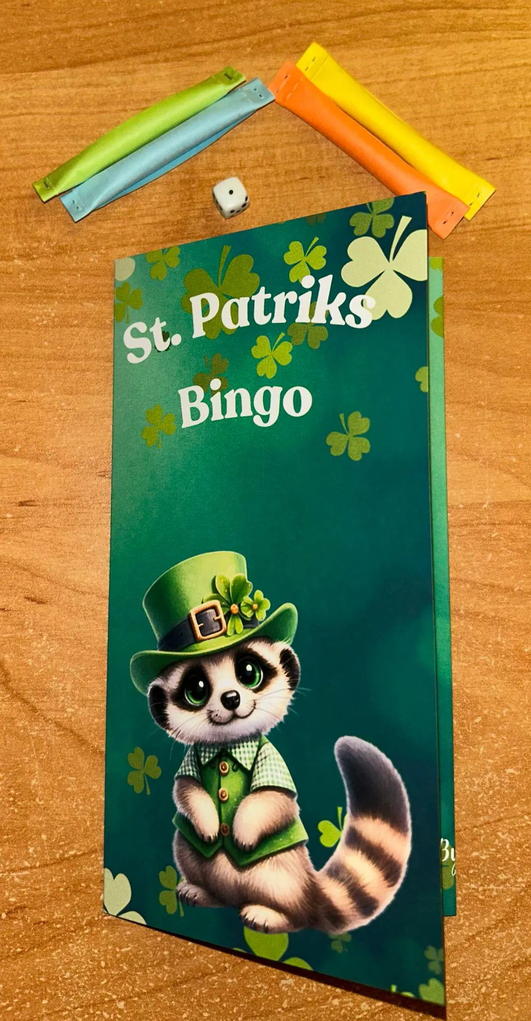 St Patriks Bingo A6 Challenge Sparen Budgeting