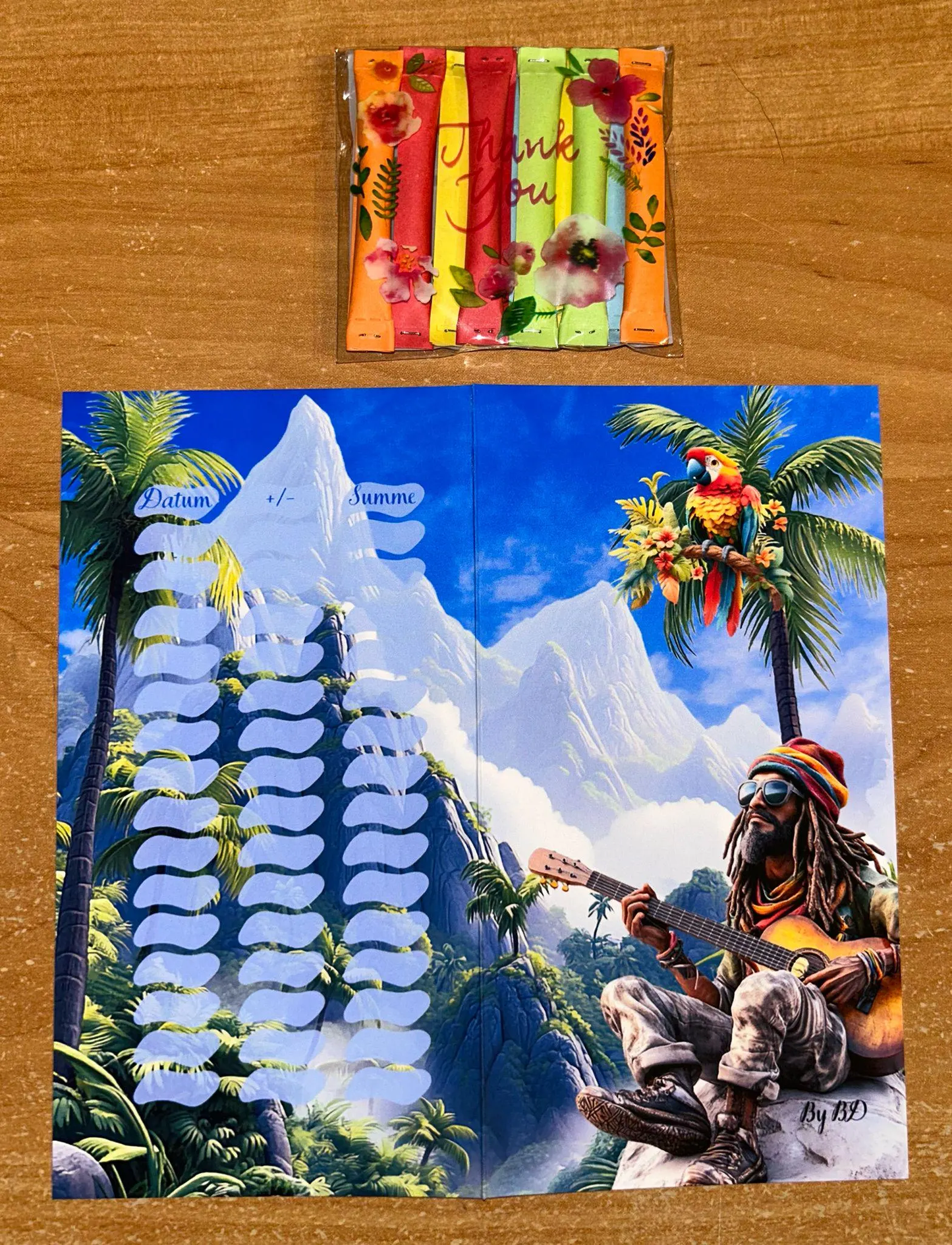 Jamaika Klapp A6 Challenge Budgeting Sparen