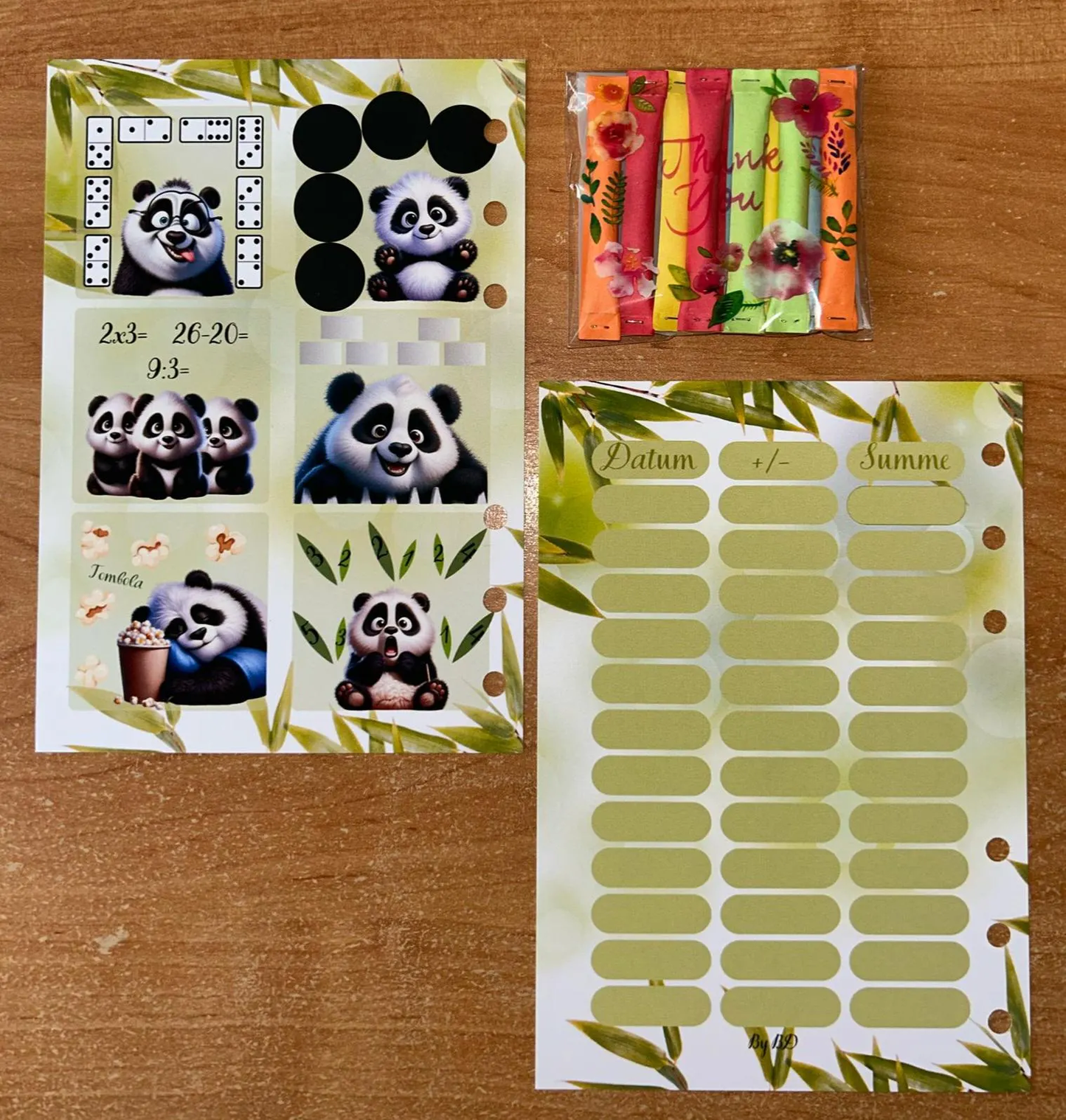 Happy Panda 12er Challenge Budgeting Sparen