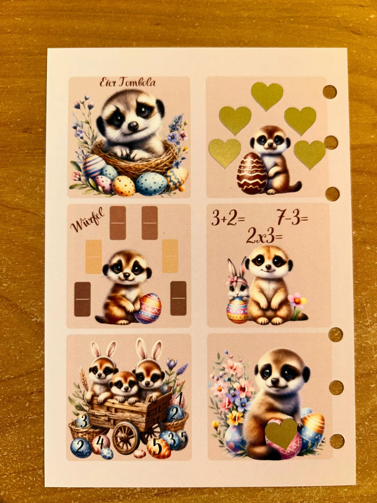 Fröhliche Erdostern 12er Challenge Sparen Budgeting