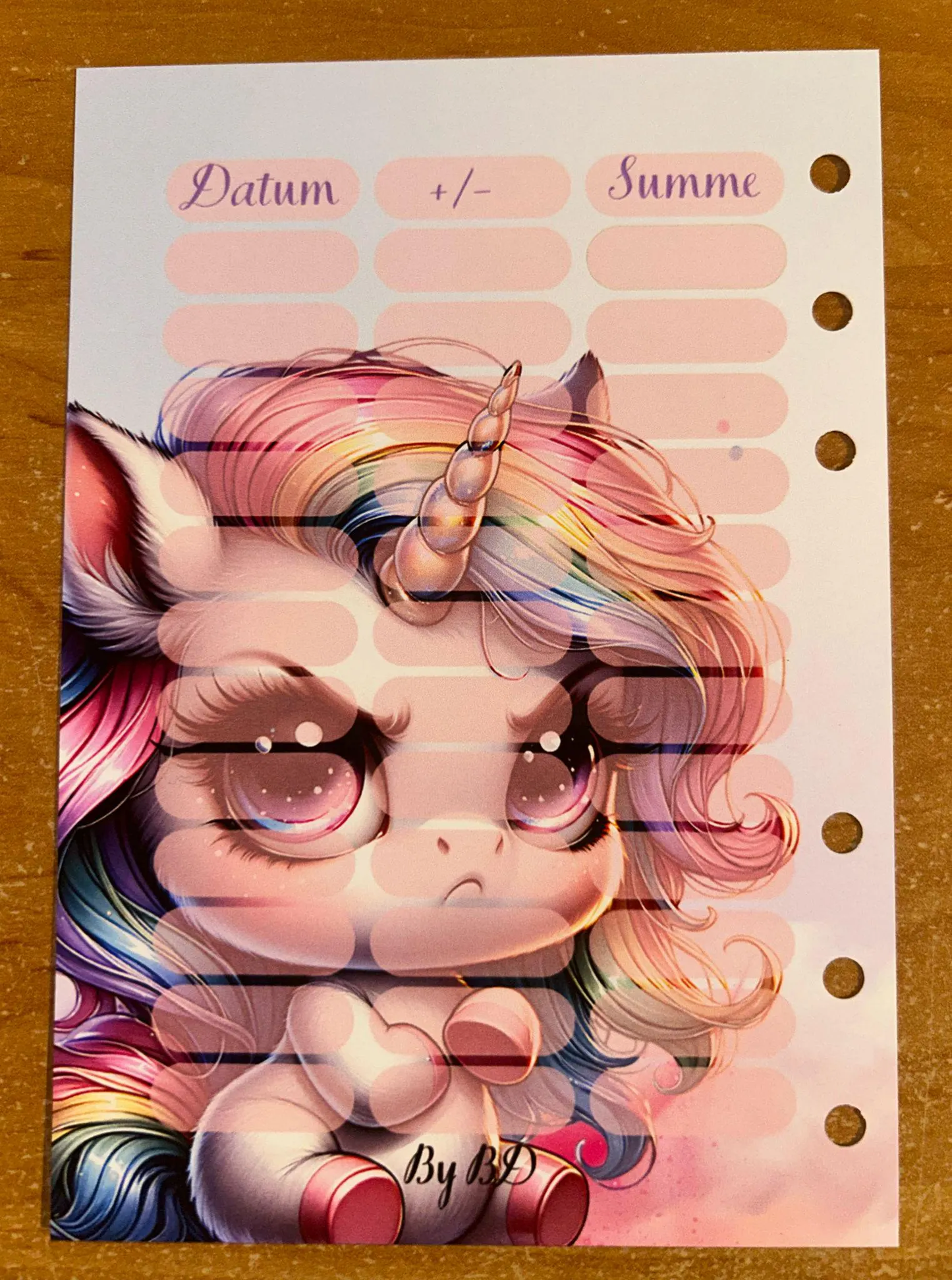 Verflixter Montag A6 Challenge Sparen Budgeting