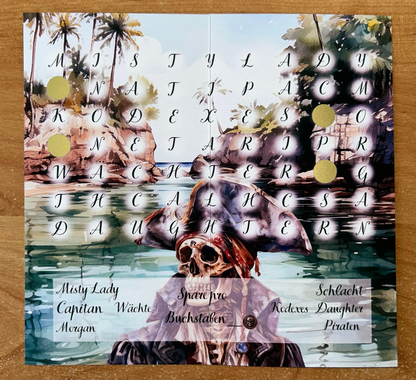 Der Schatz von Davy das Spiel A6 Budgeting Challenge