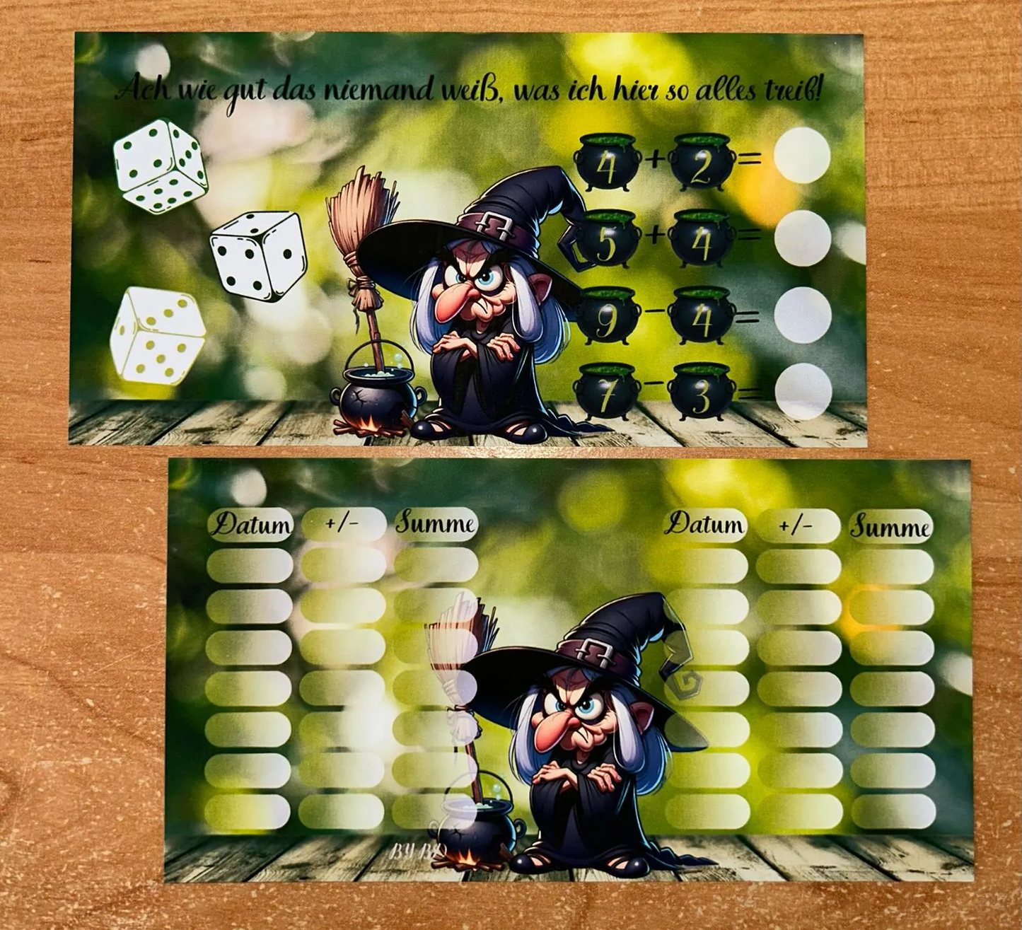 Hexe A6 Challenge Sparen Budgeting