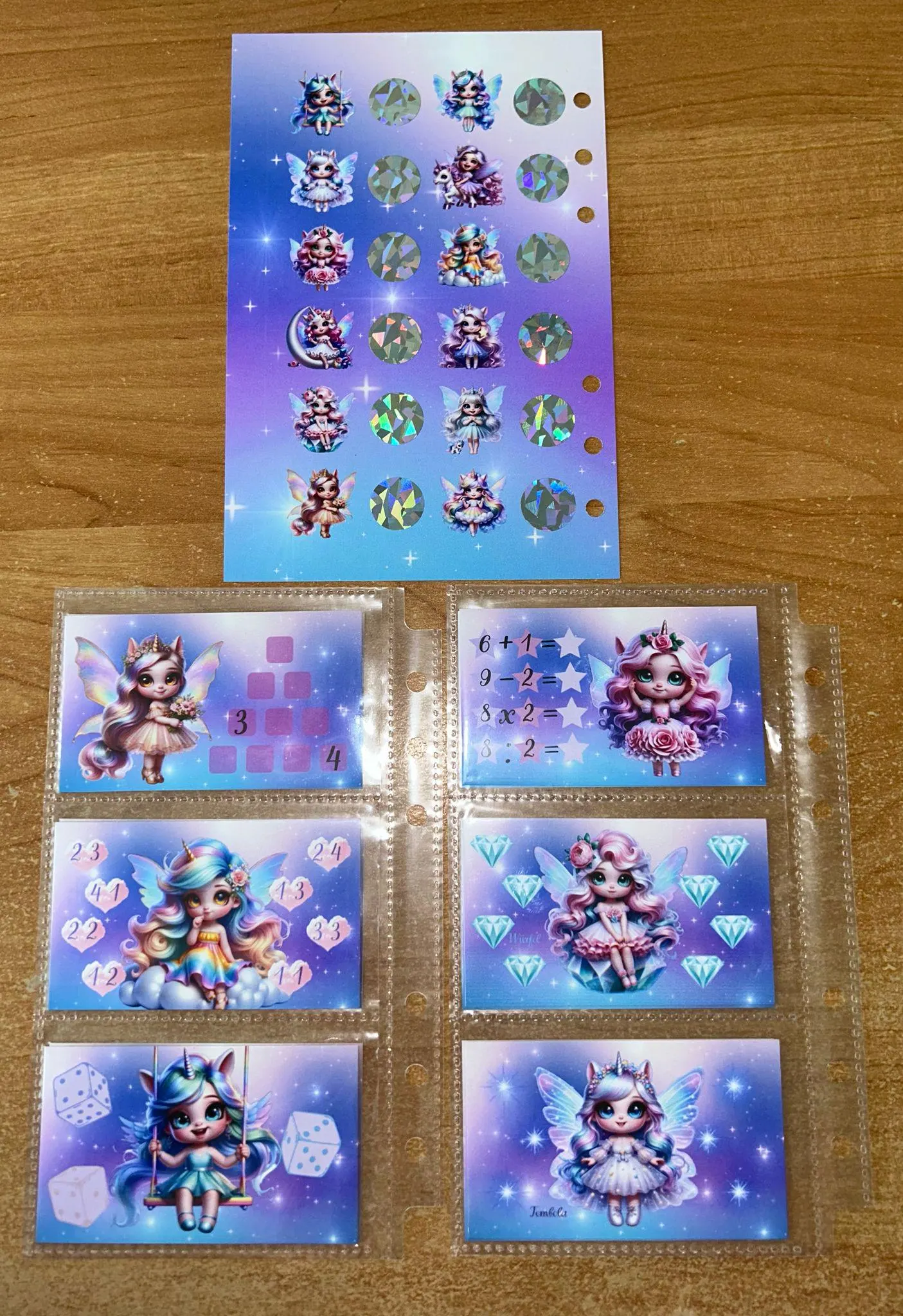 Die Magischen Einhorn Feen A6 Challenge Budgeting Sparen