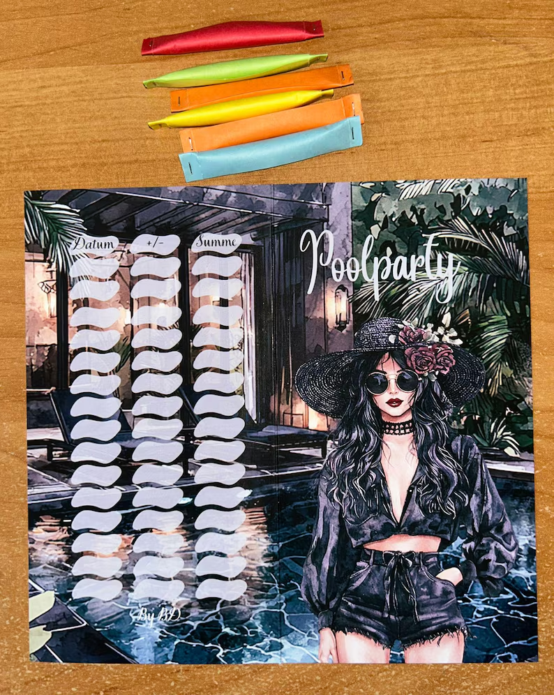 Poolparty A6 Challenge Budgeting Sparen