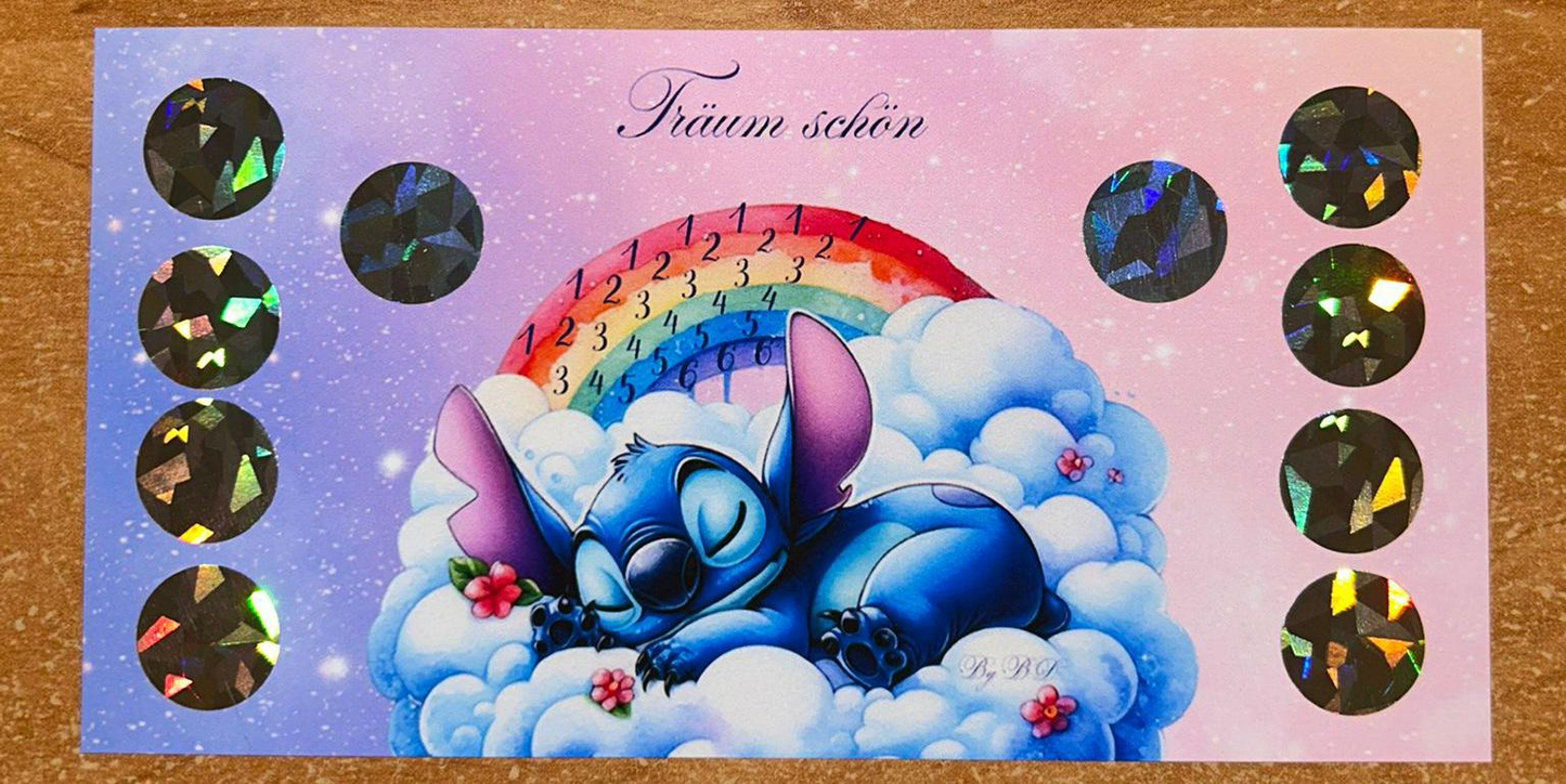 Träum schön A6 Challenge Budgeting Sparen