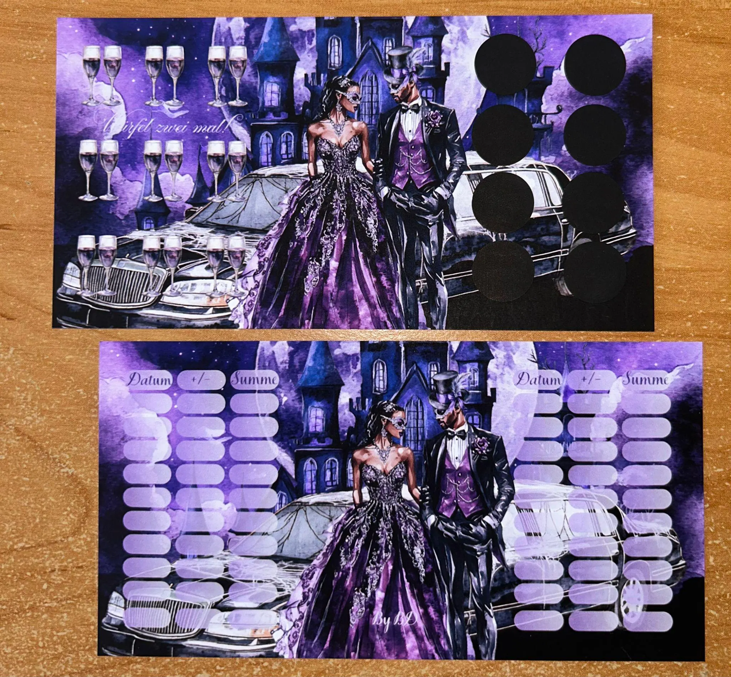 Der Maskenball A6 Challenge Budgeting Sparen