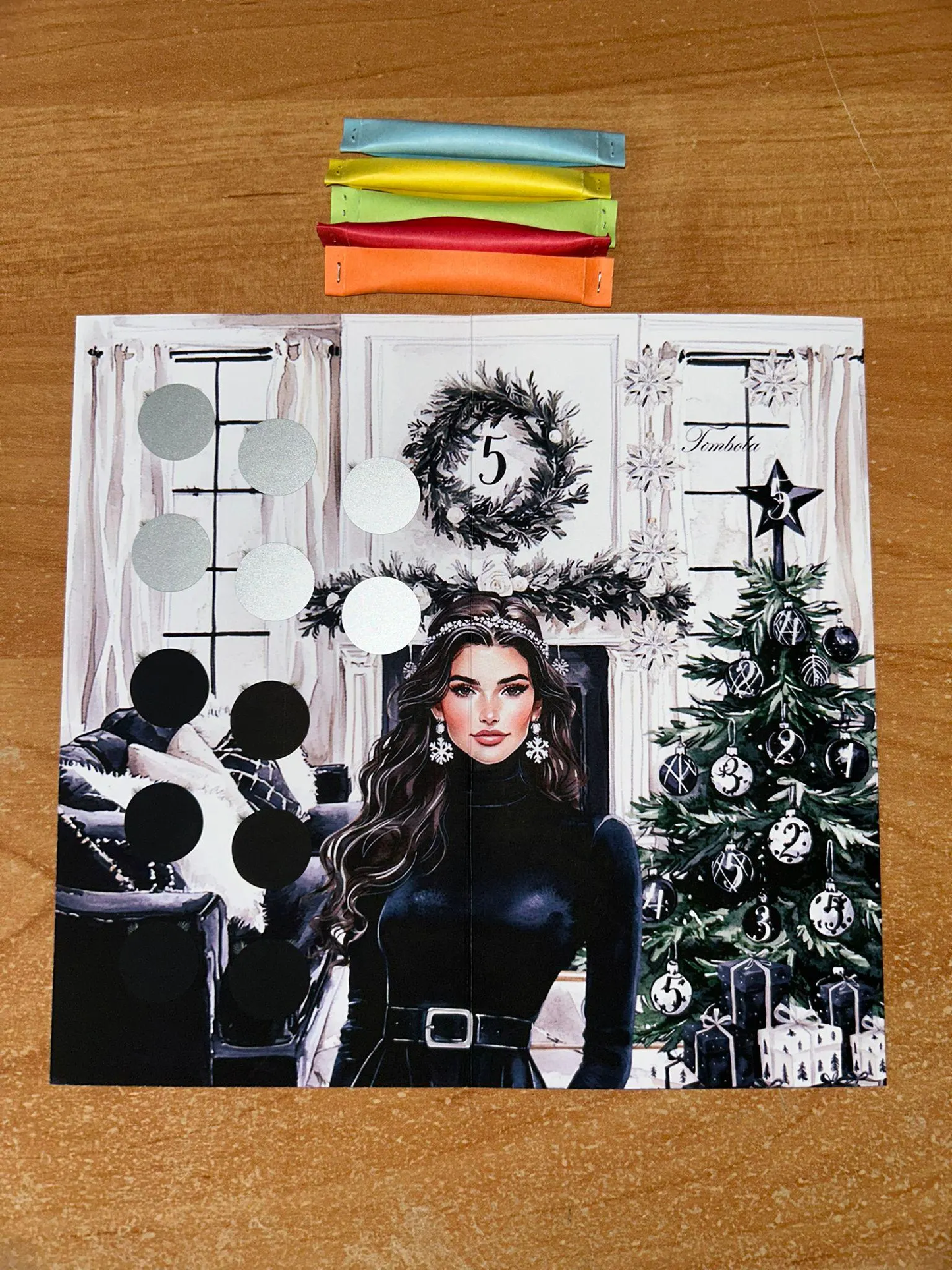 Black Christmas Set A6 Budgeting Sparen Challenge