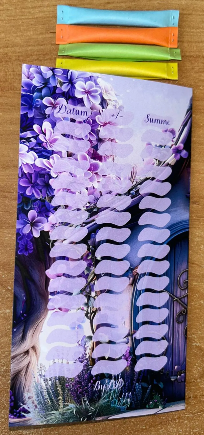 Lady Violet A6 Challenge Budgeting Sparen