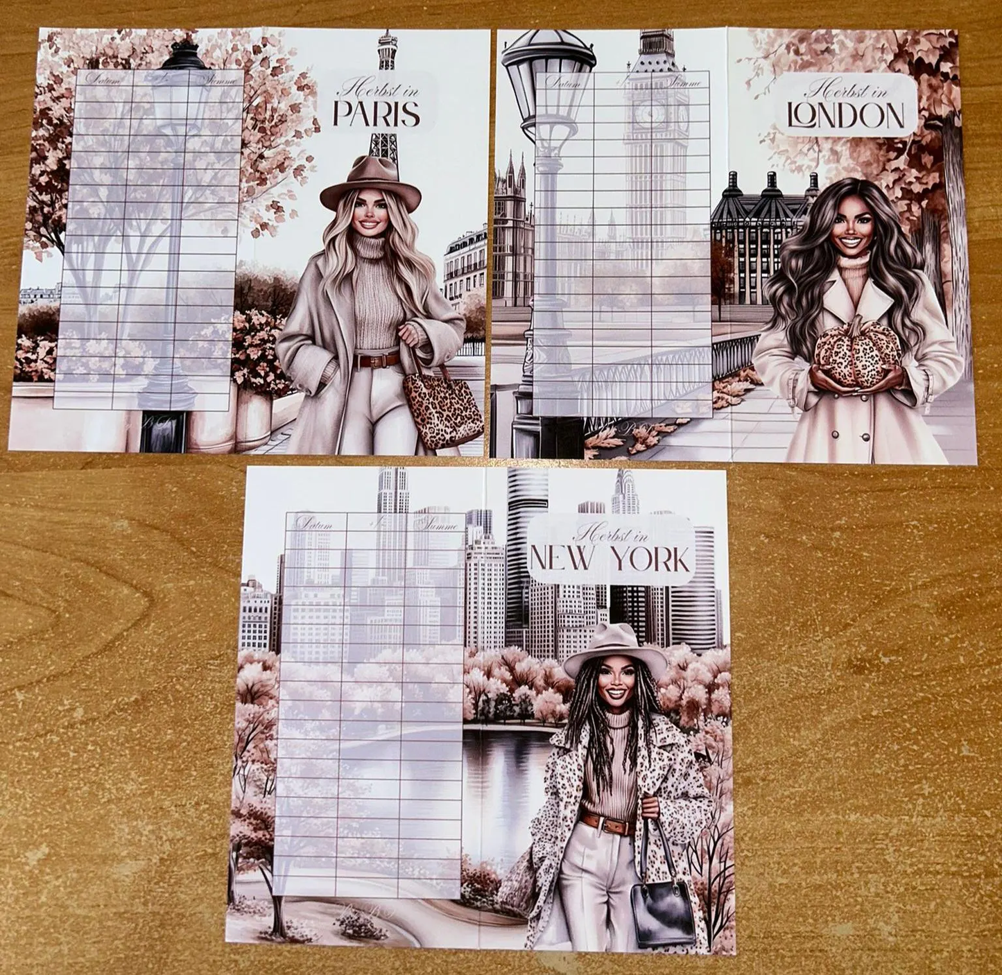 Herbsttag in der Stadt A6 Challenge Budgeting Sparen