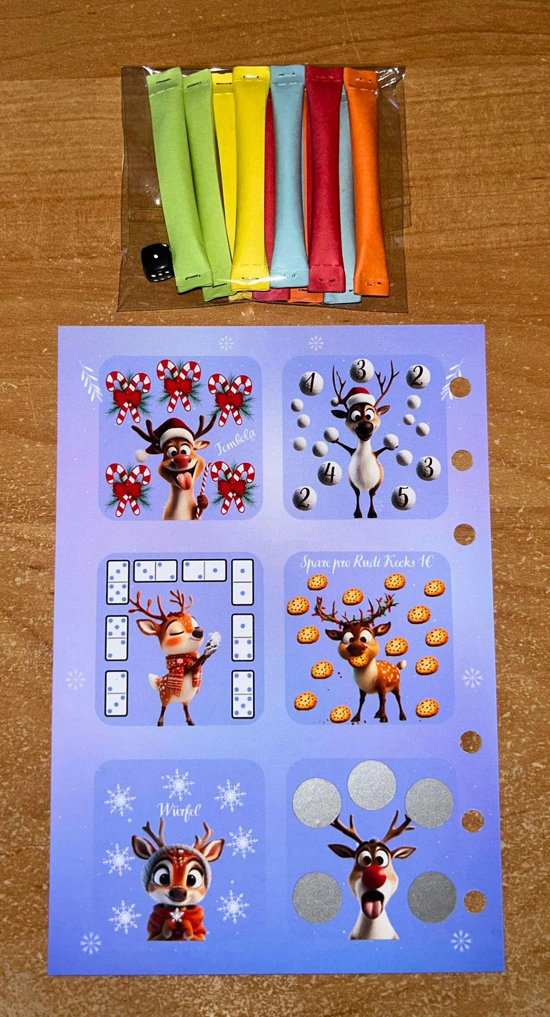 Rudolf 12er Karte Challenge Budgeting Sparen