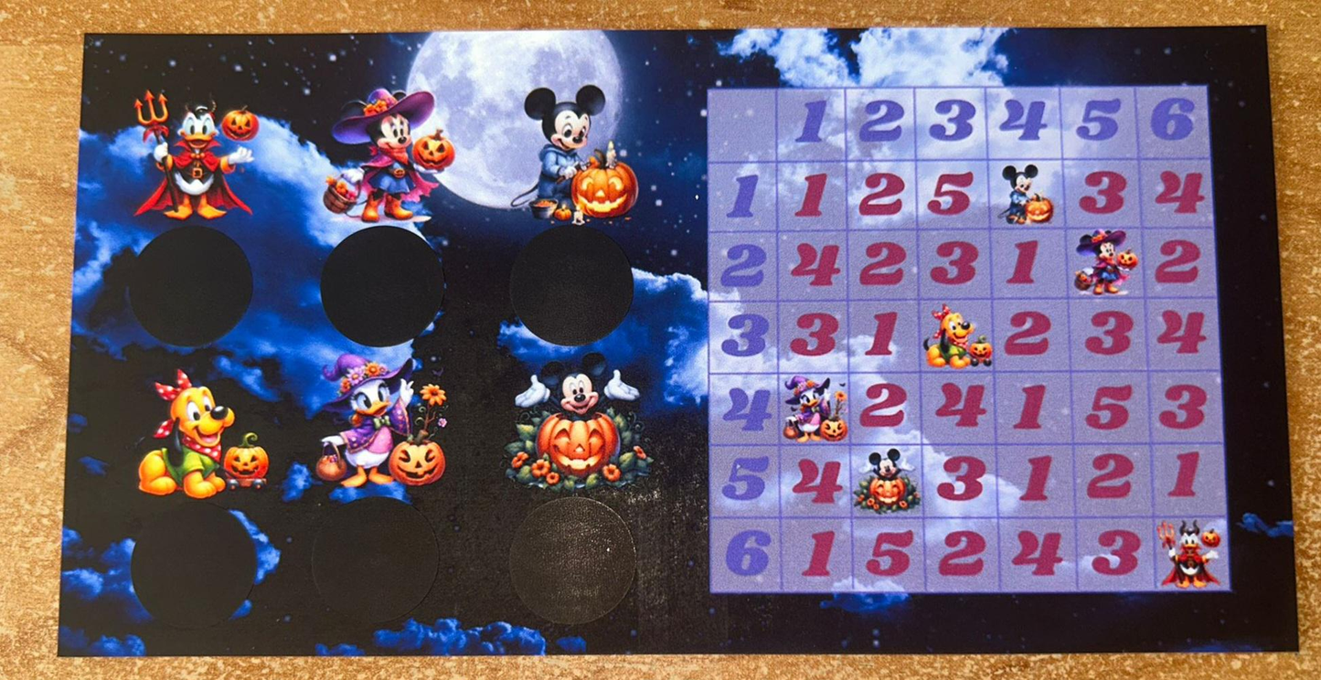 Halloween Bingo Challenge A6 Budgeting Sparen