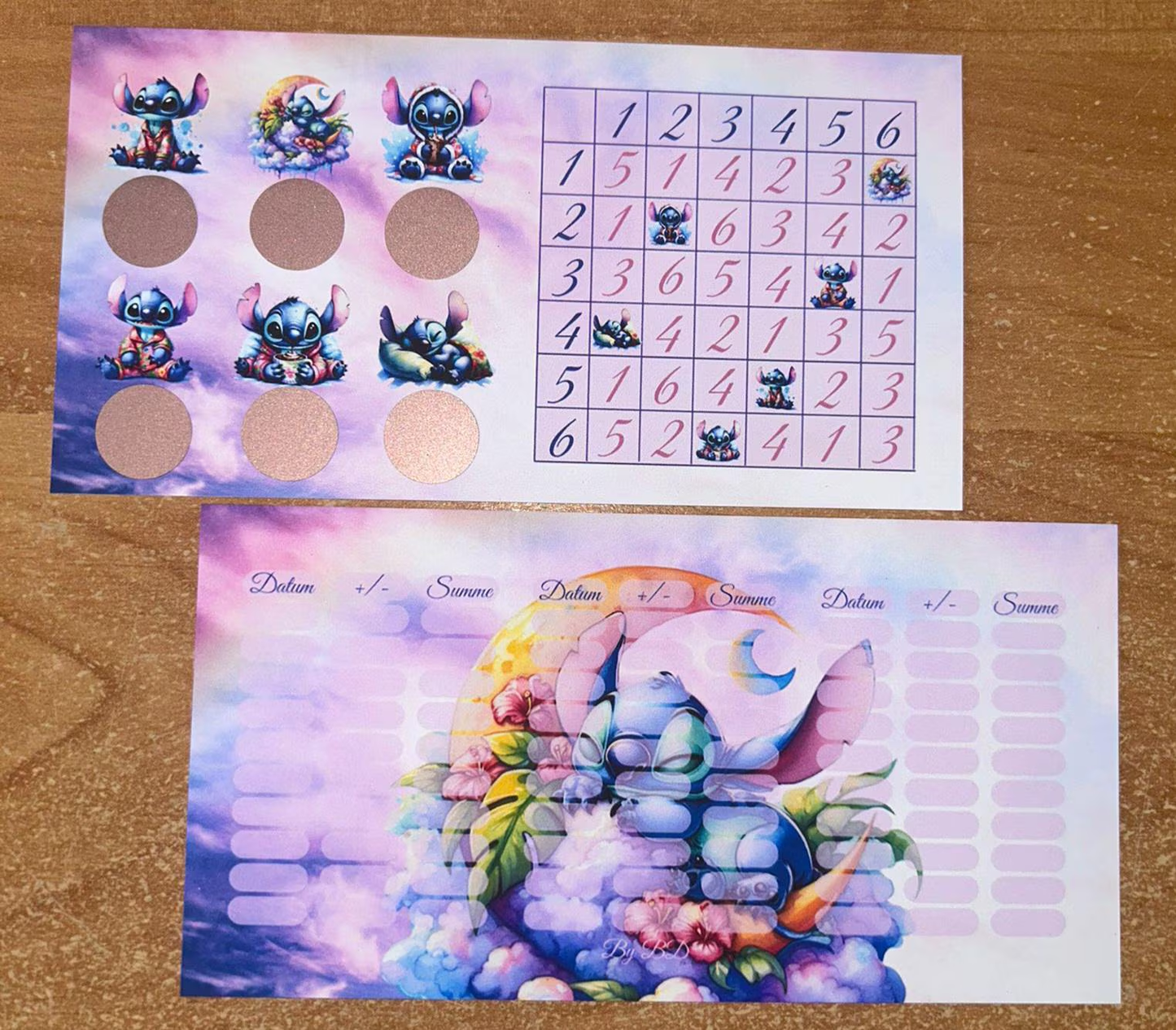 Träum schön Bingo Challenge A6 Budgeting Sparen