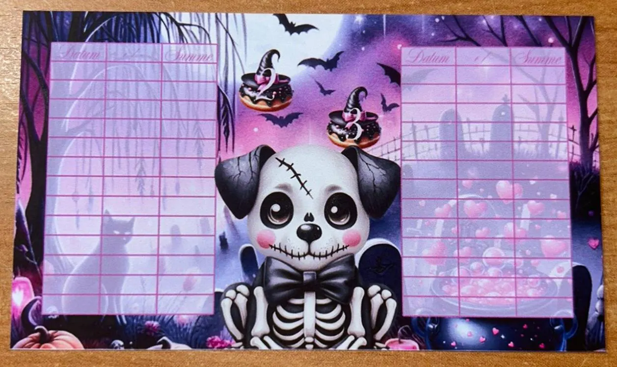 Halloweentown Set A7 Challenge Budgeting Sparen