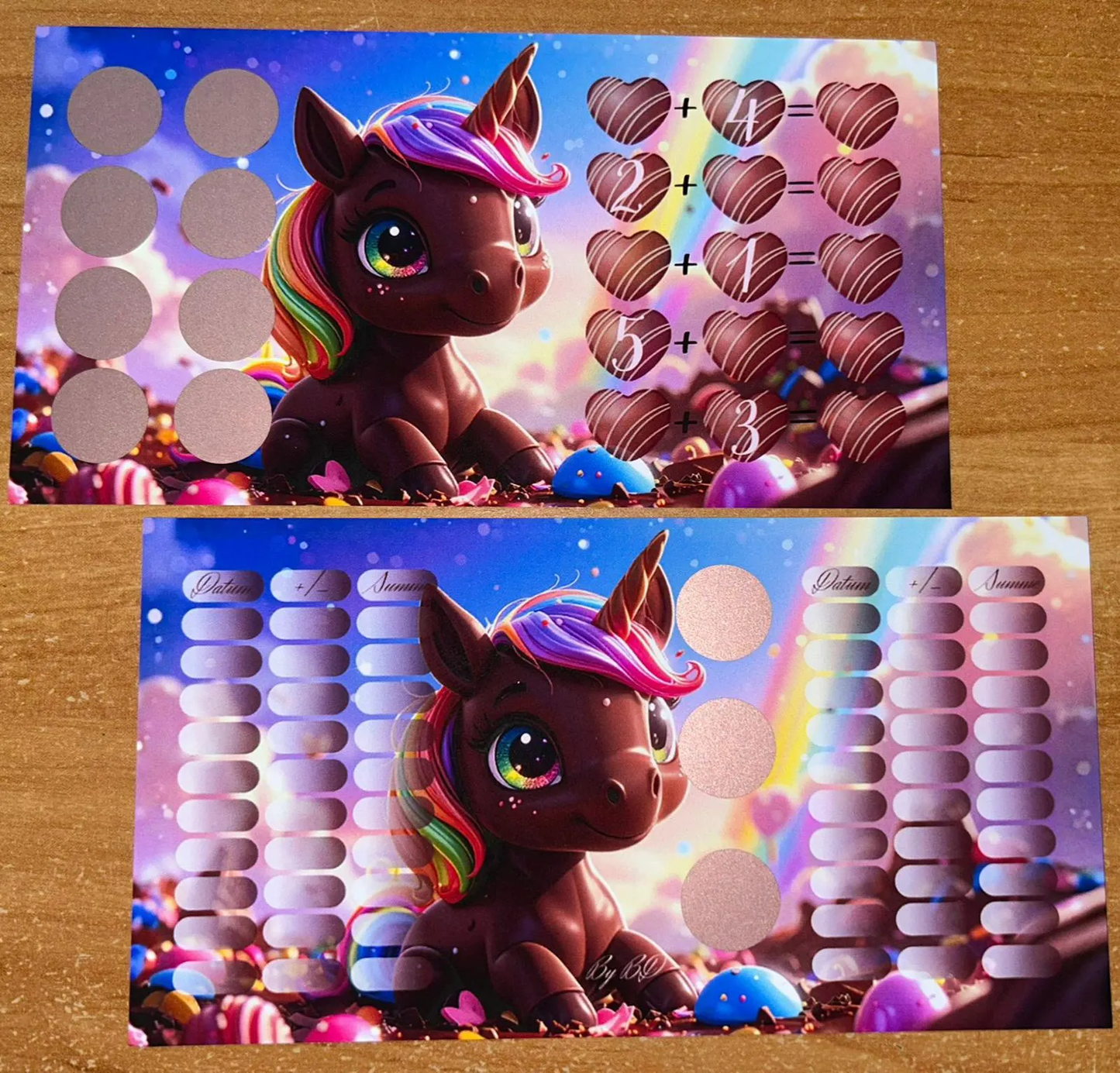 Schokohorn A6 Challenge Budgeting Sparen