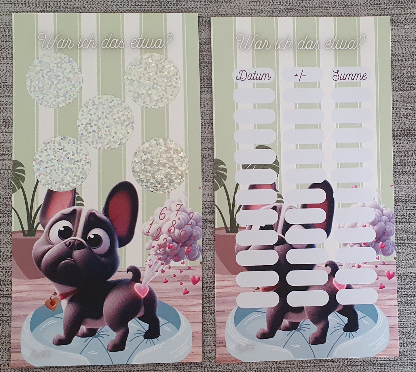 War ich das etwa? Challenge Budget Sparen